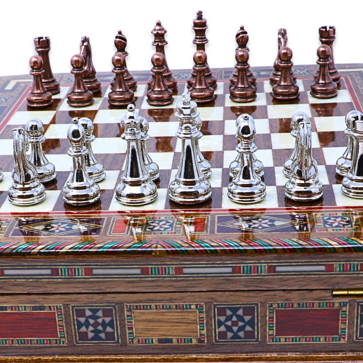 Chess Pieces - Metal, X Large