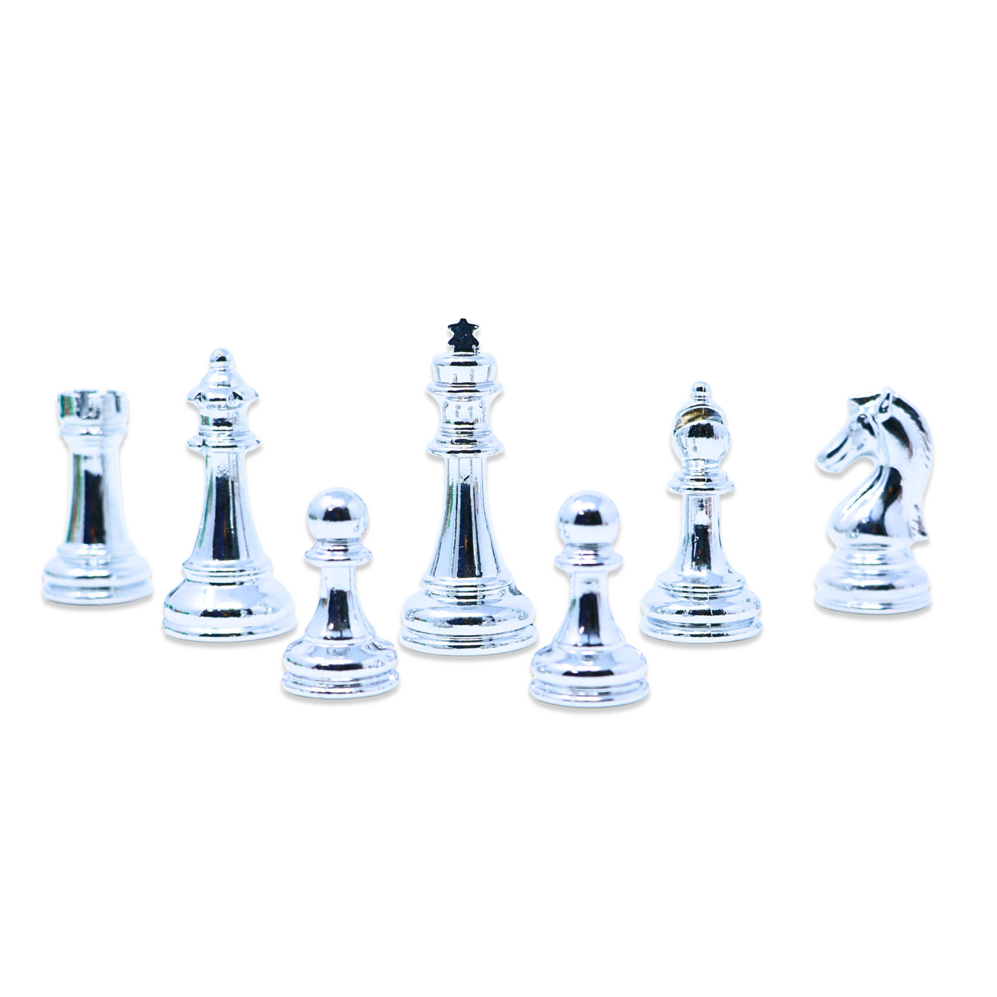 Chess Pieces - Metal - Large - King Size: 6.5 cm