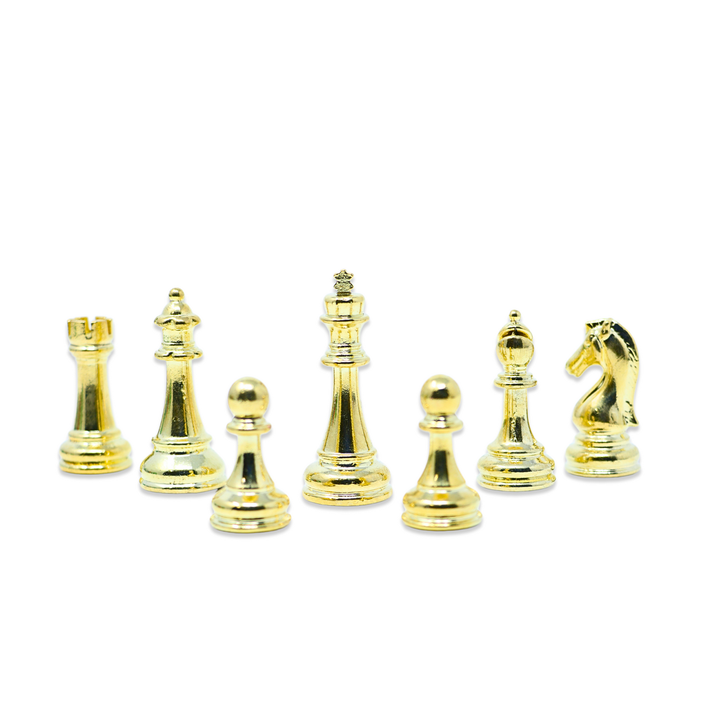 Chess Pieces - Metal - Small/Medium - King Size: 5 cm
