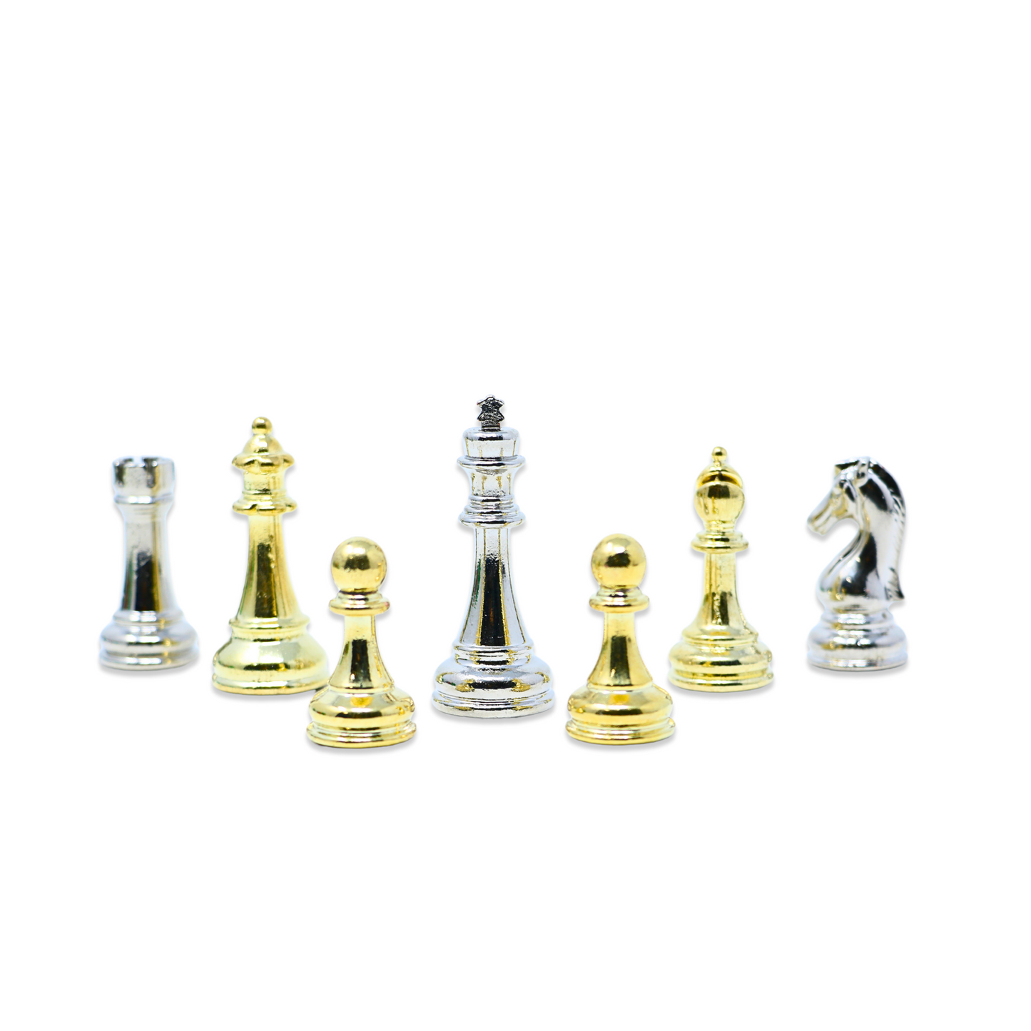 Chess Pieces - Metal - Large - King Size: 6.5 cm