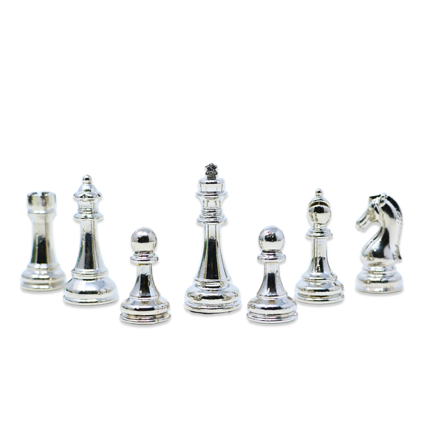 Chess Pieces - Metal - Large - King Size: 6.5 cm