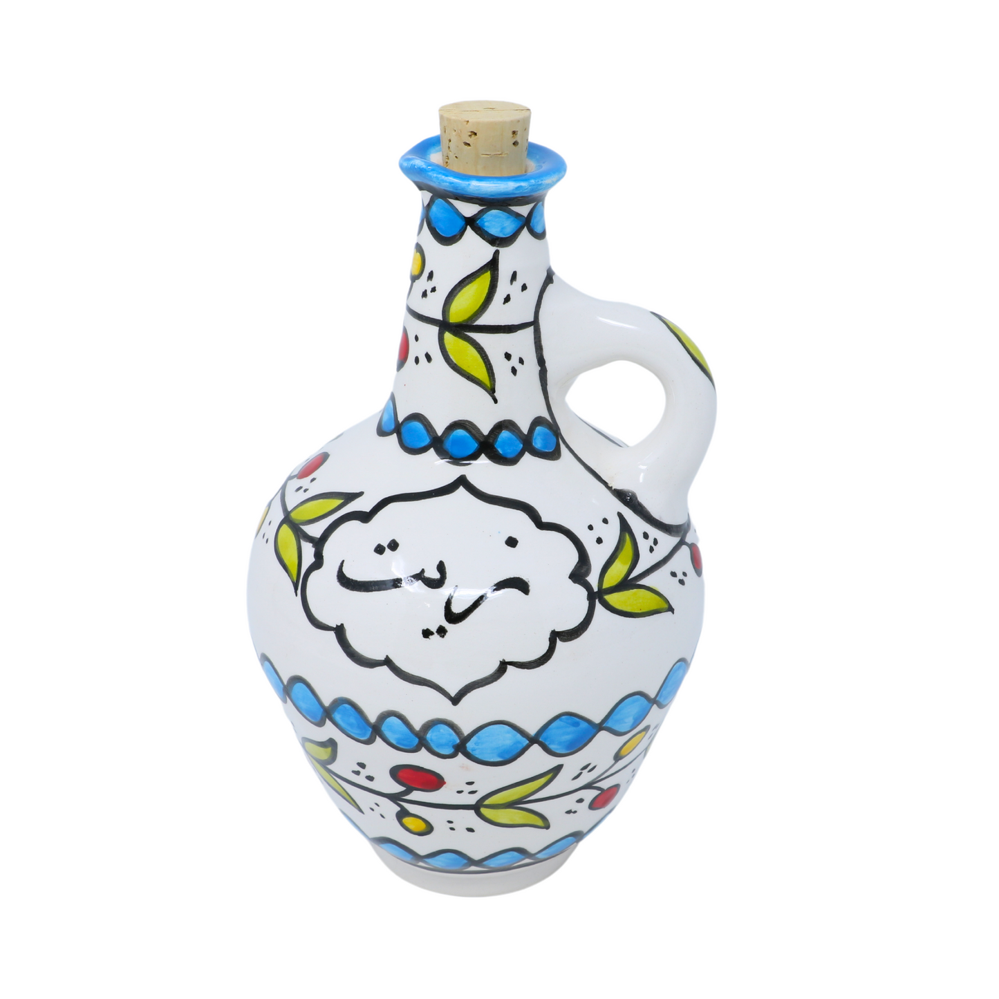 Handmade Ceramic Olive Oil Dispenser/Cruet, 12xH18.5 cm