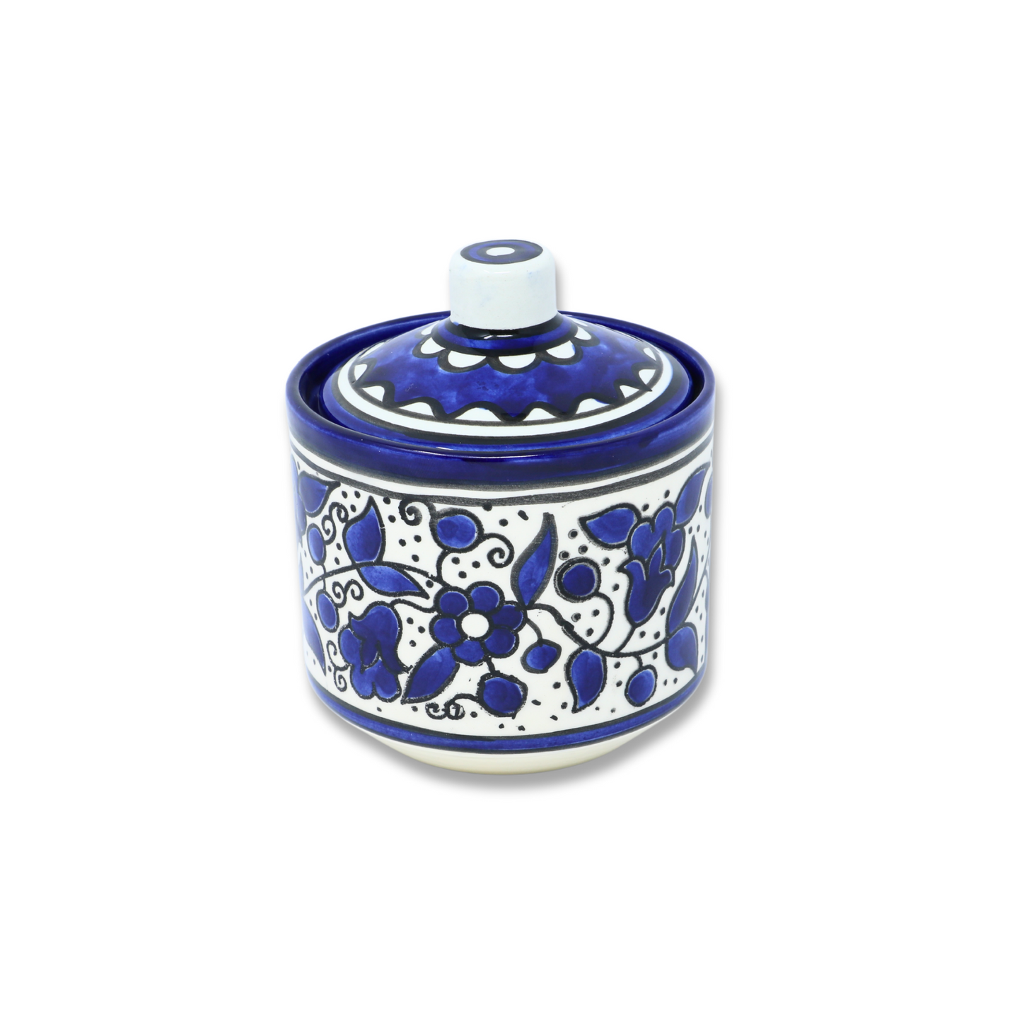 Handmade Ceramic Canister with Lid D9H12