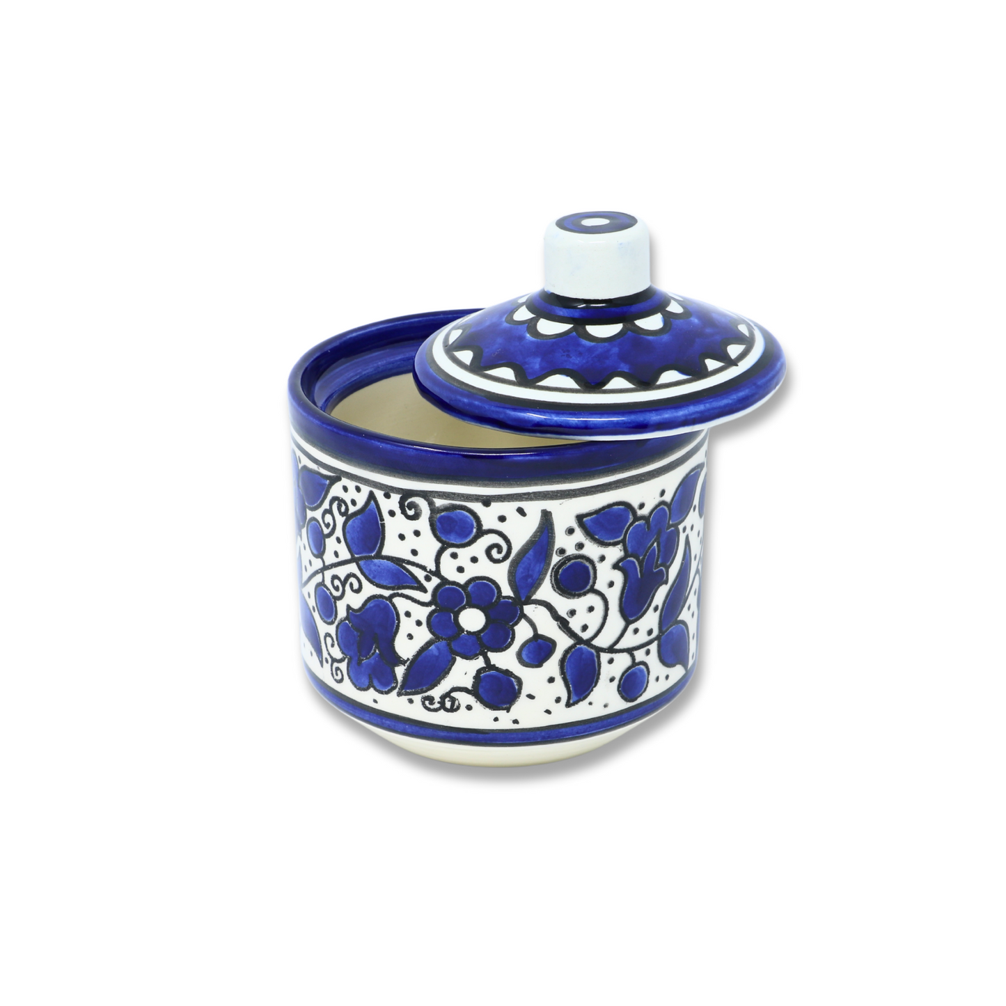 Handmade Ceramic Canister with Lid D9H12