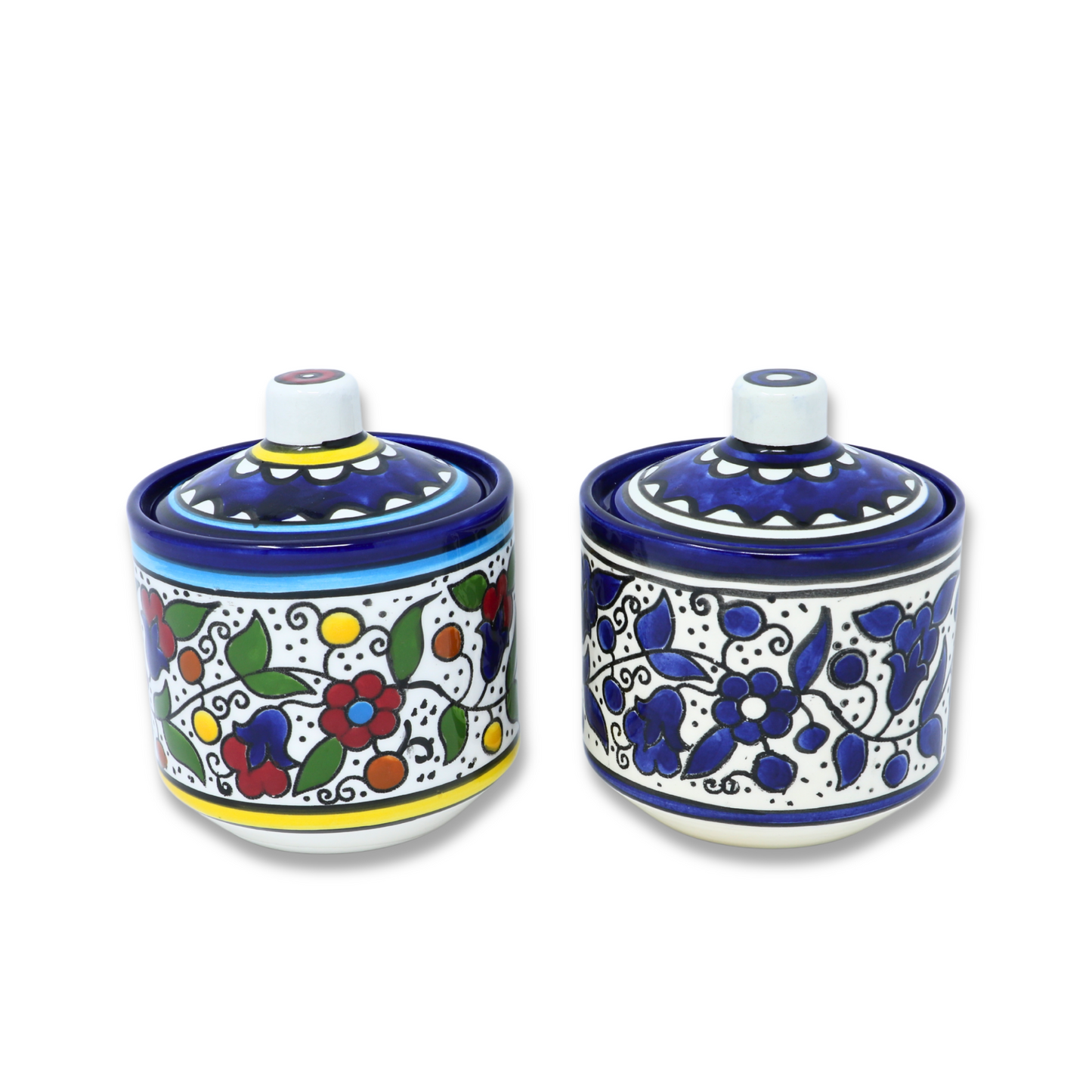 Handmade Ceramic Canister with Lid D9H12