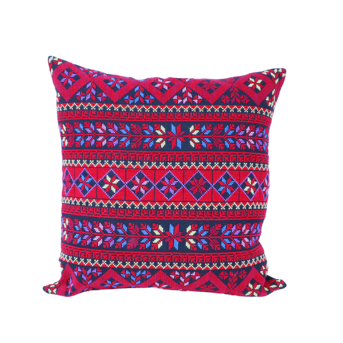 Hand Embroidered Cushion Case 40x40 cm