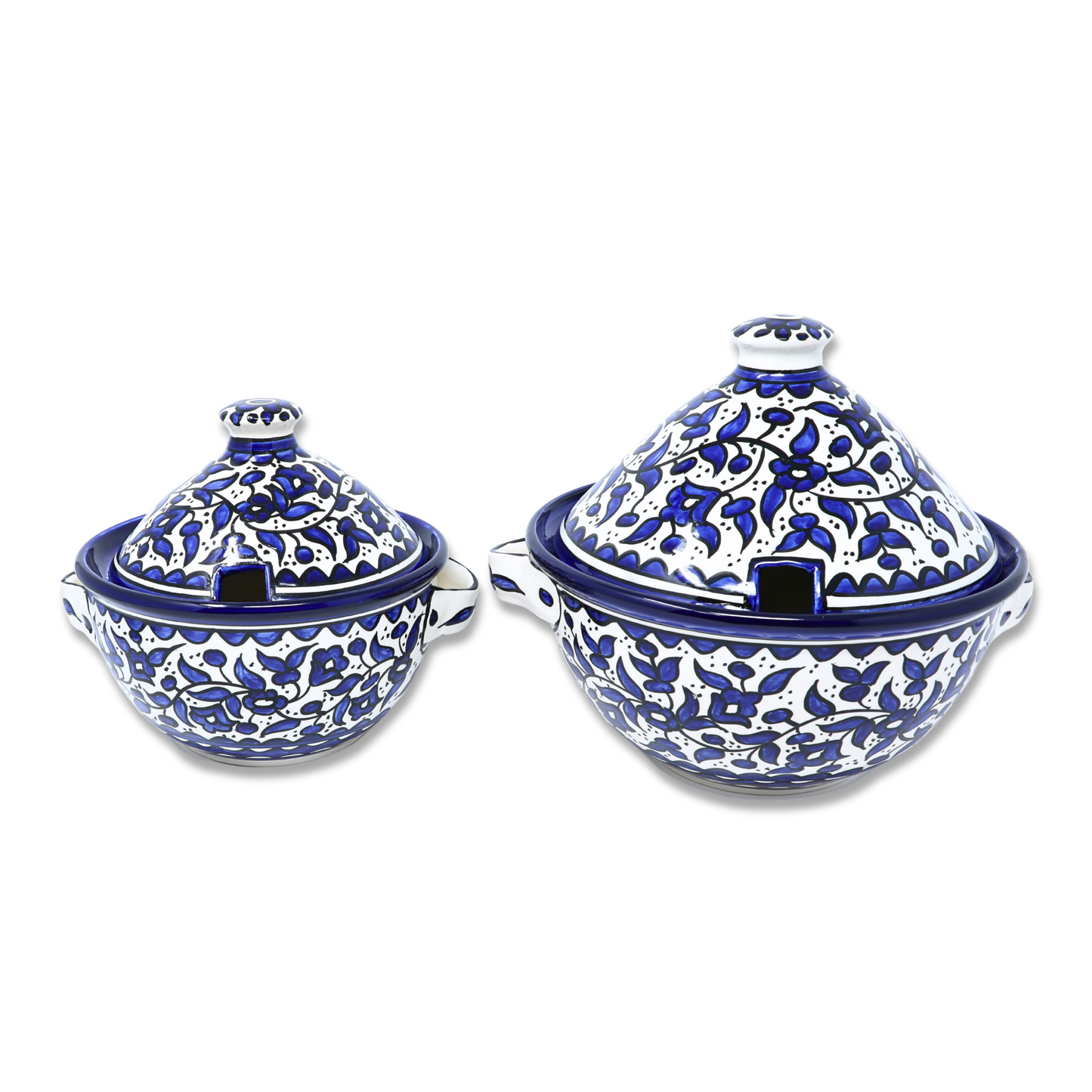 Handmade Ceramic Pot with Lid 18 cm