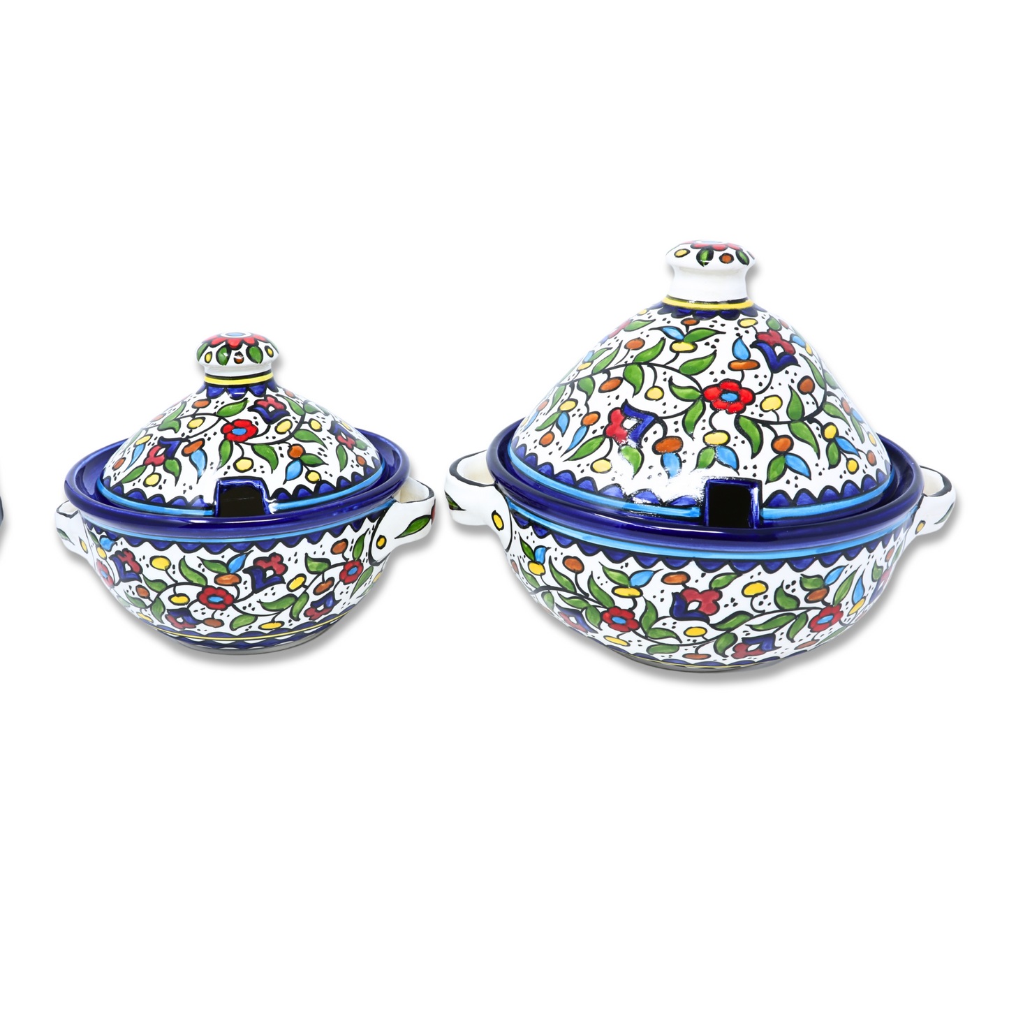 Handmade Ceramic Pot with Lid 18 cm