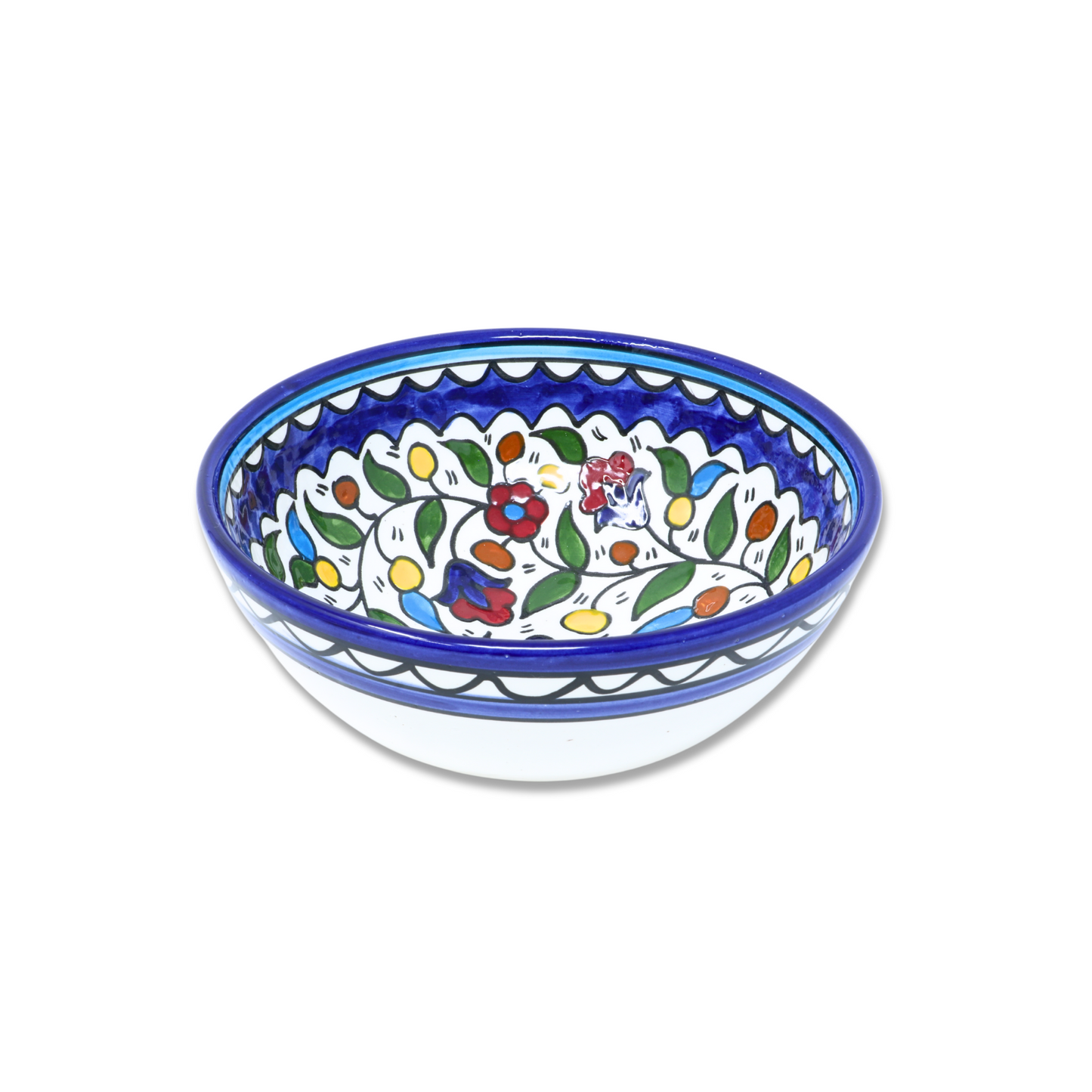 Handmade Ceramic Deep Bowl 18 cm