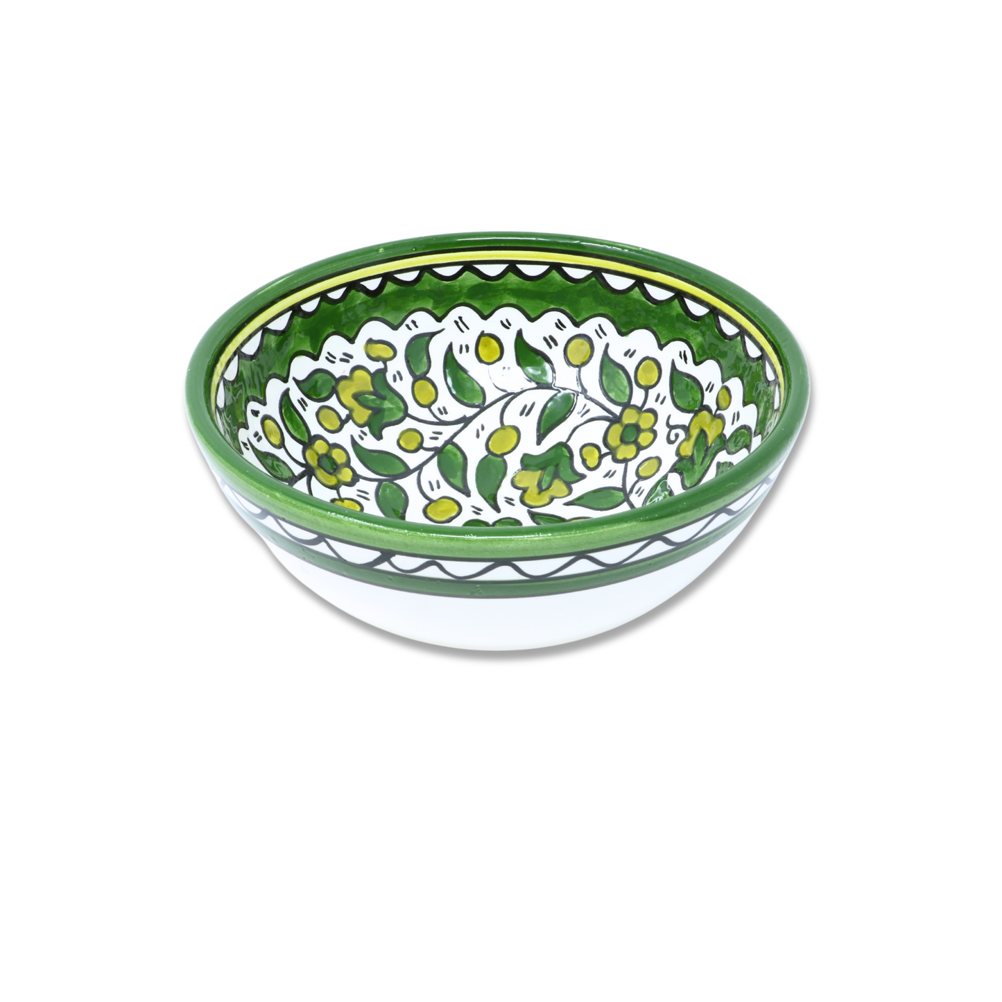 Handmade Ceramic Deep Bowl 18 cm