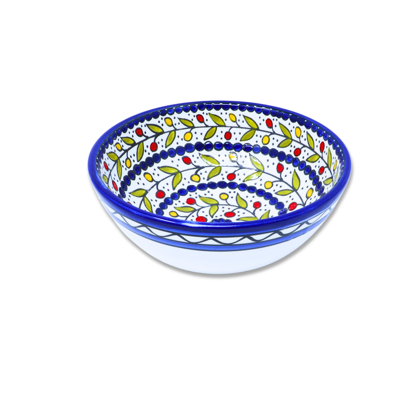 Handmade Ceramic Deep Bowl 18 cm