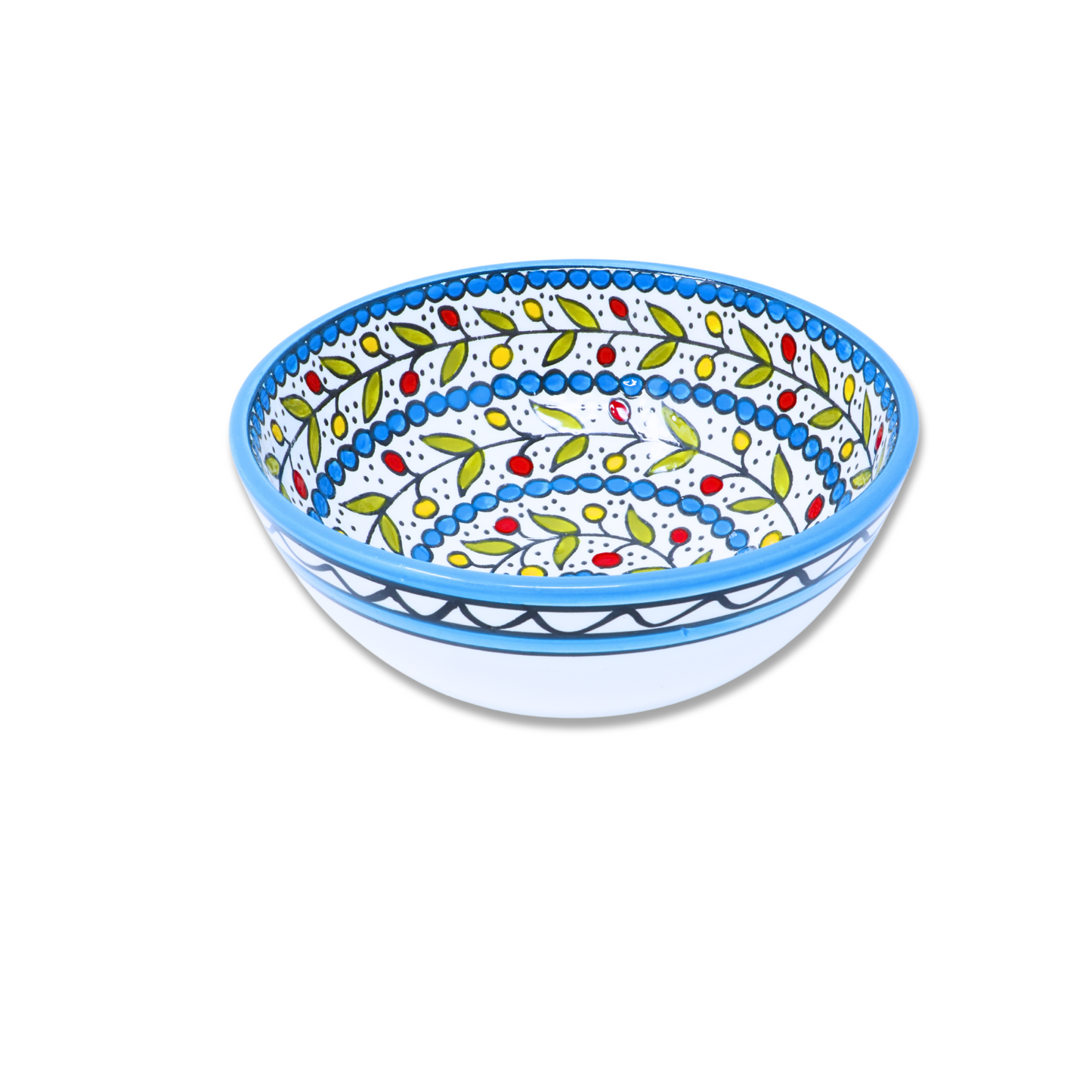 Handmade Ceramic Deep Bowl 18 cm