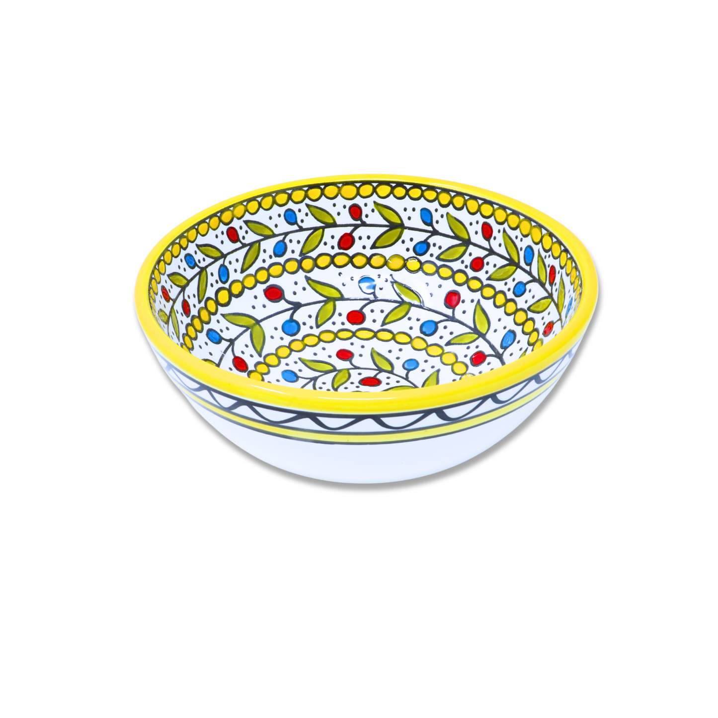 Handmade Ceramic Deep Bowl 18 cm
