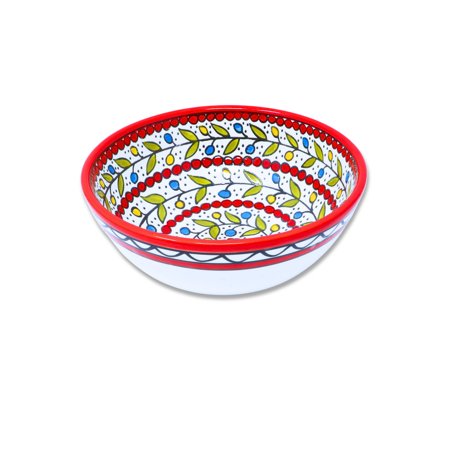 Handmade Ceramic Deep Bowl 18 cm