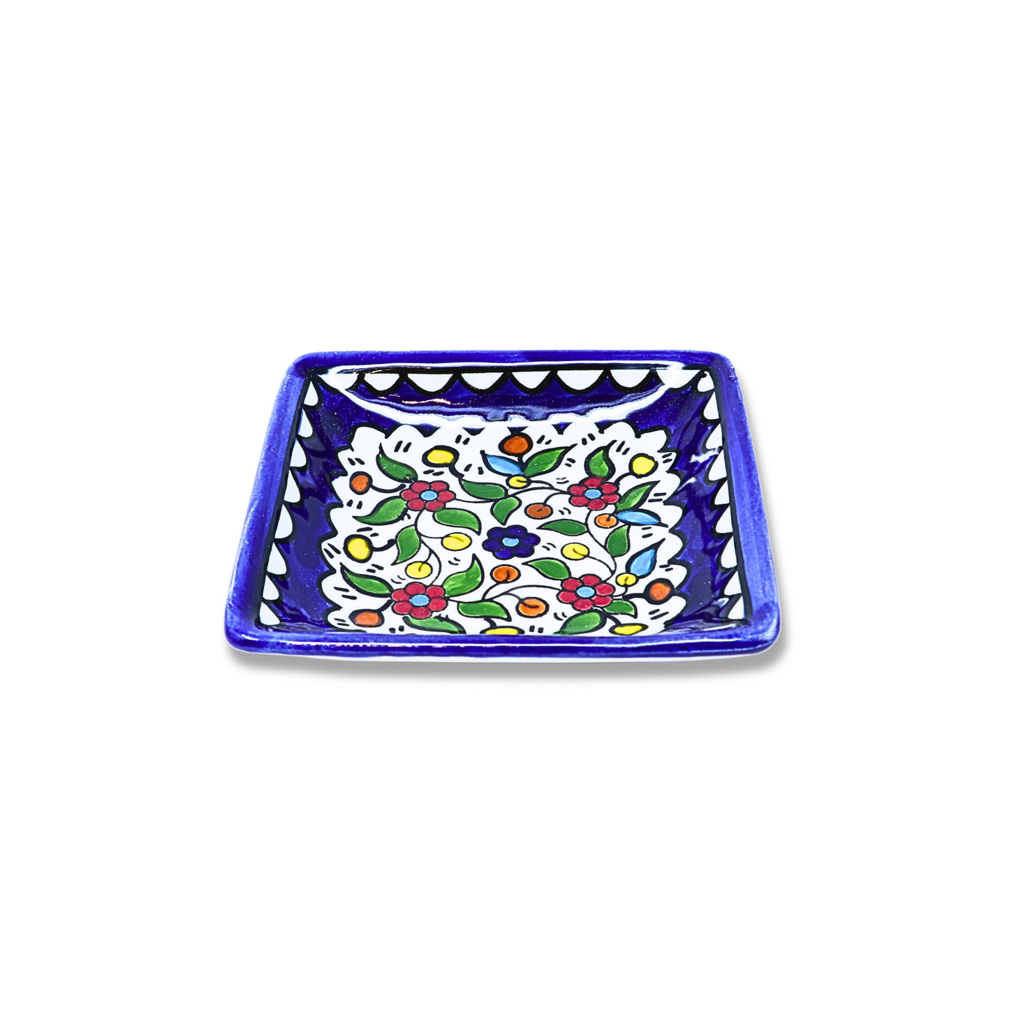 Handmade Ceramic Square plate 10x10 cm