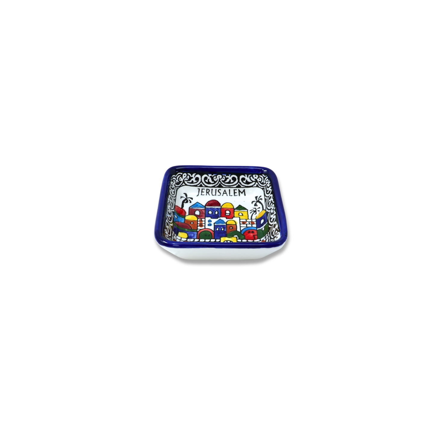 Handmade Ceramic Serving Plate, Rectangle, 21x11 cm
