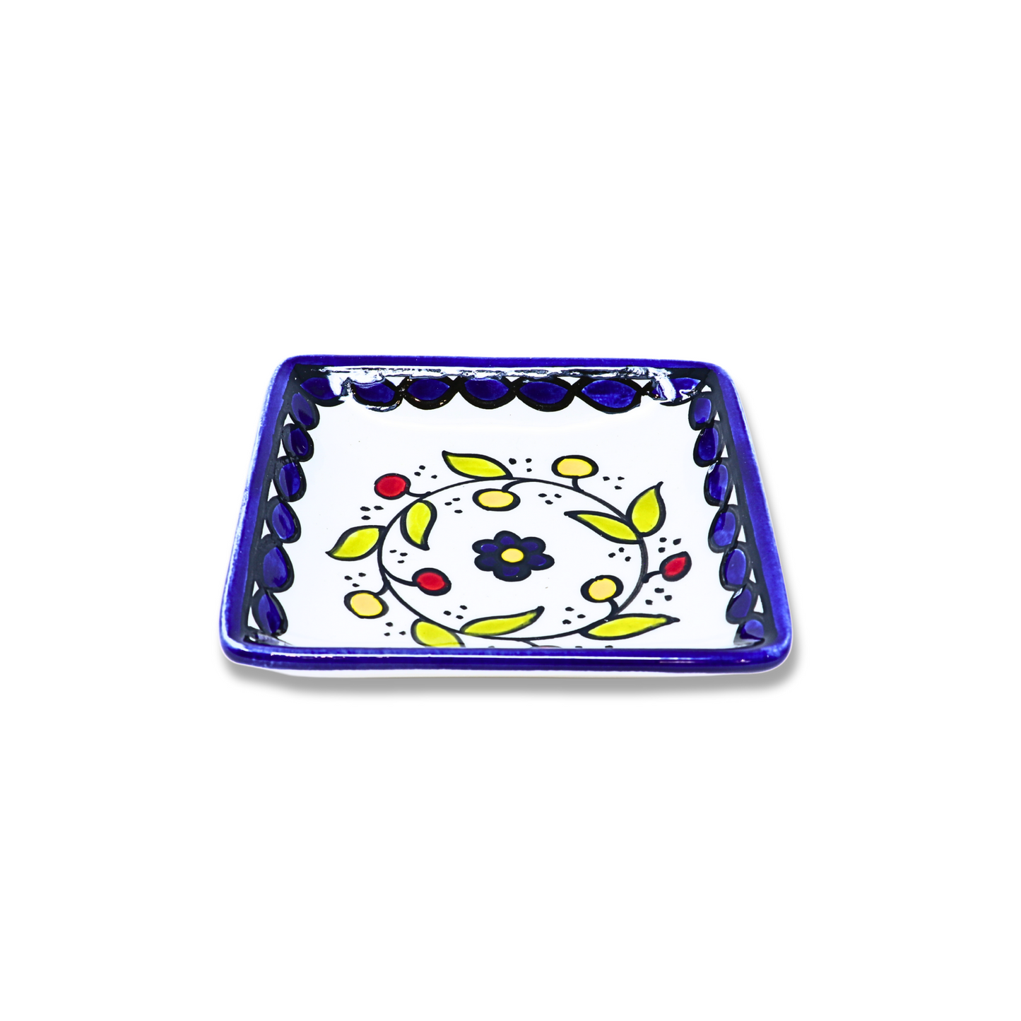Handmade Ceramic Square plate 10x10 cm