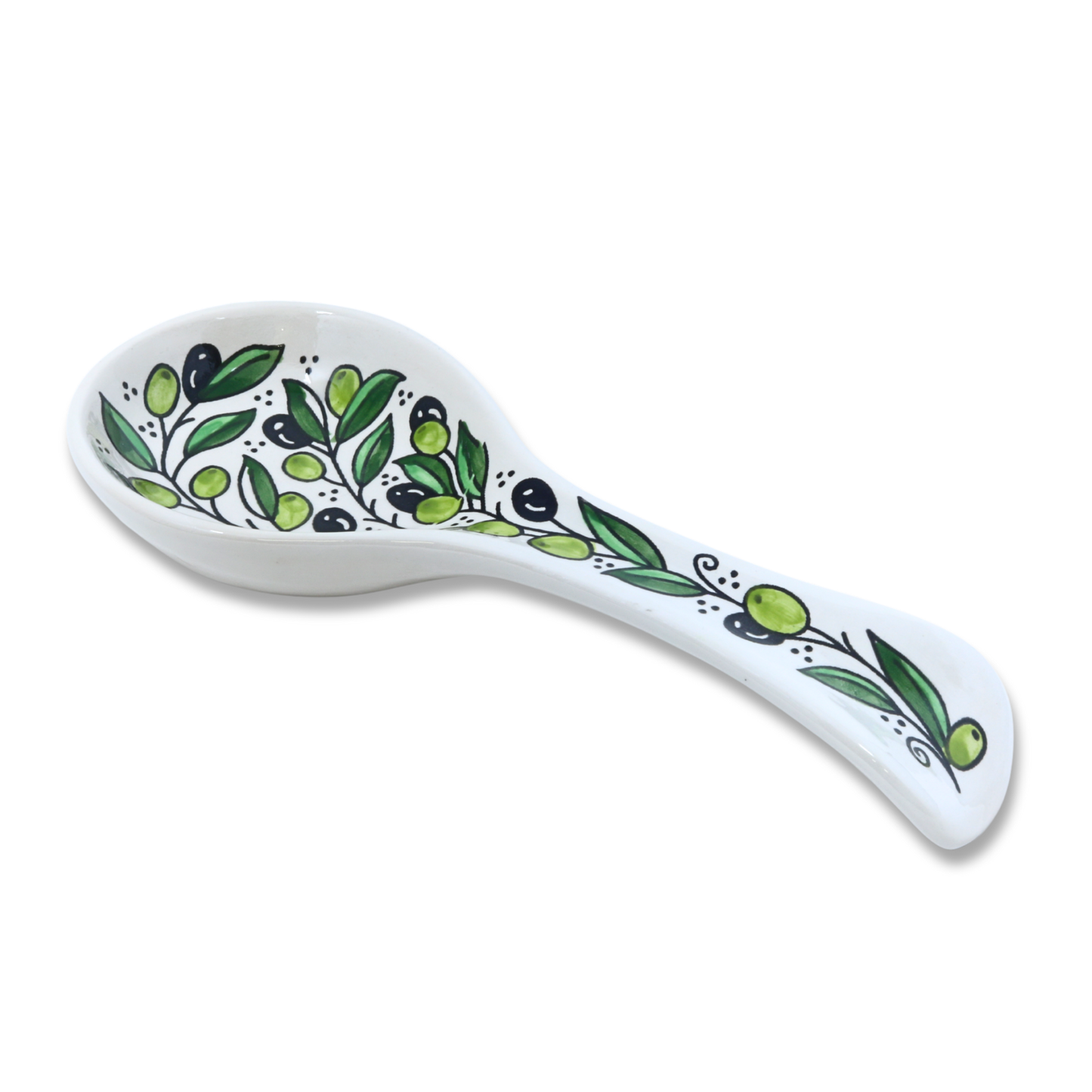 Handmade Ceramic Large Spoon Rest 25 cm