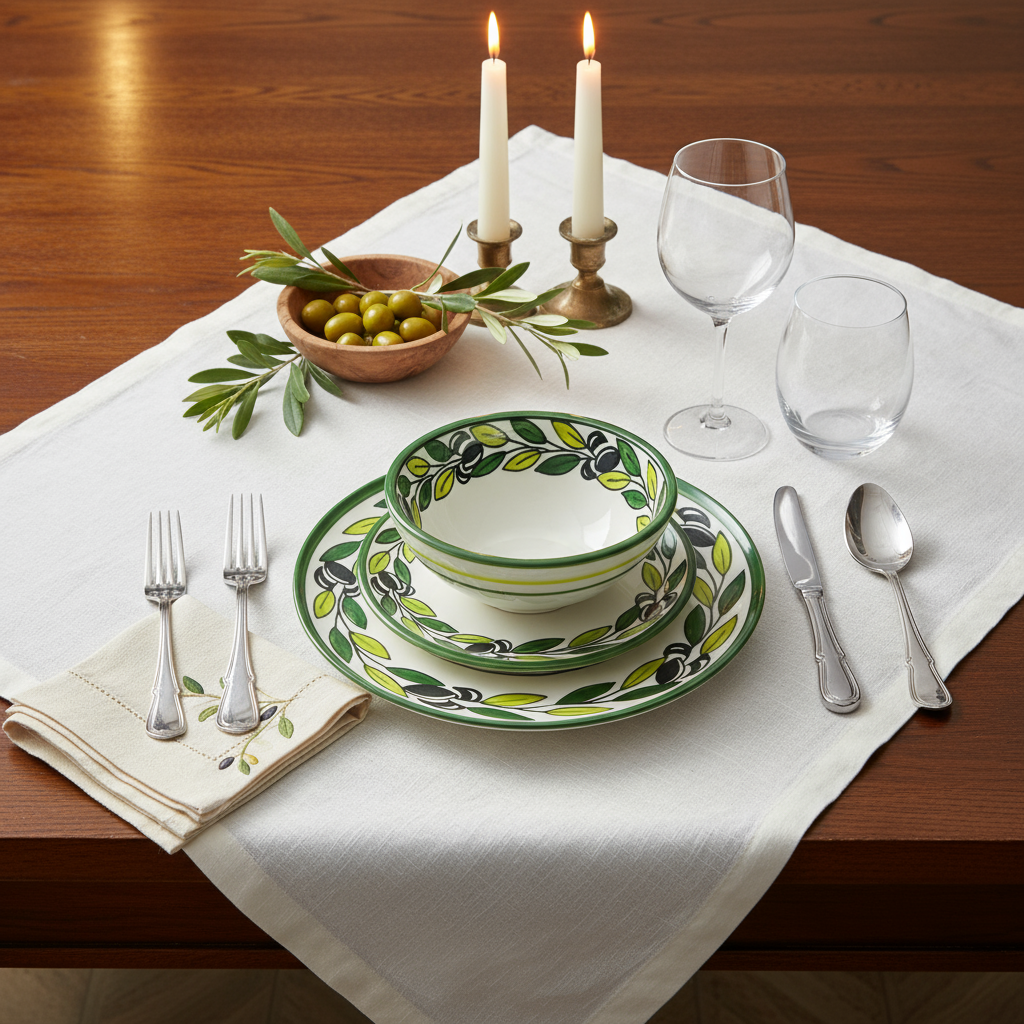 Handmade Ceramic Dinner Plate 26 cm