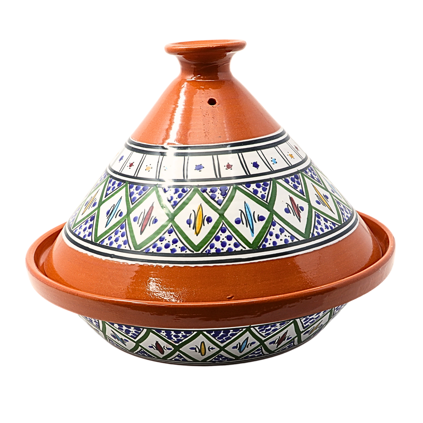 Handmade Ceramic Non-Stick Cooking Tajine 32 cm