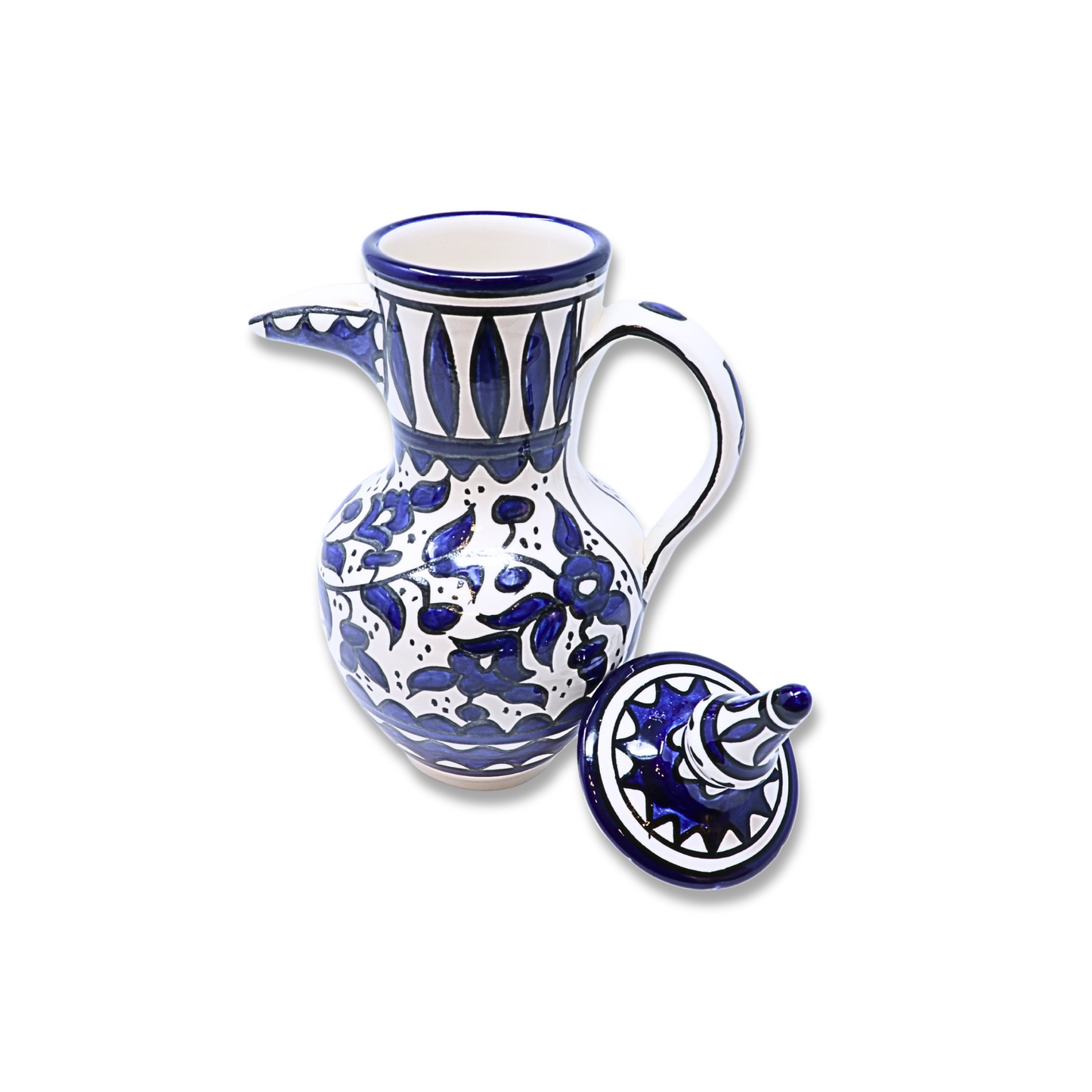 Handmade Ceramic Coffee Pot with Lid