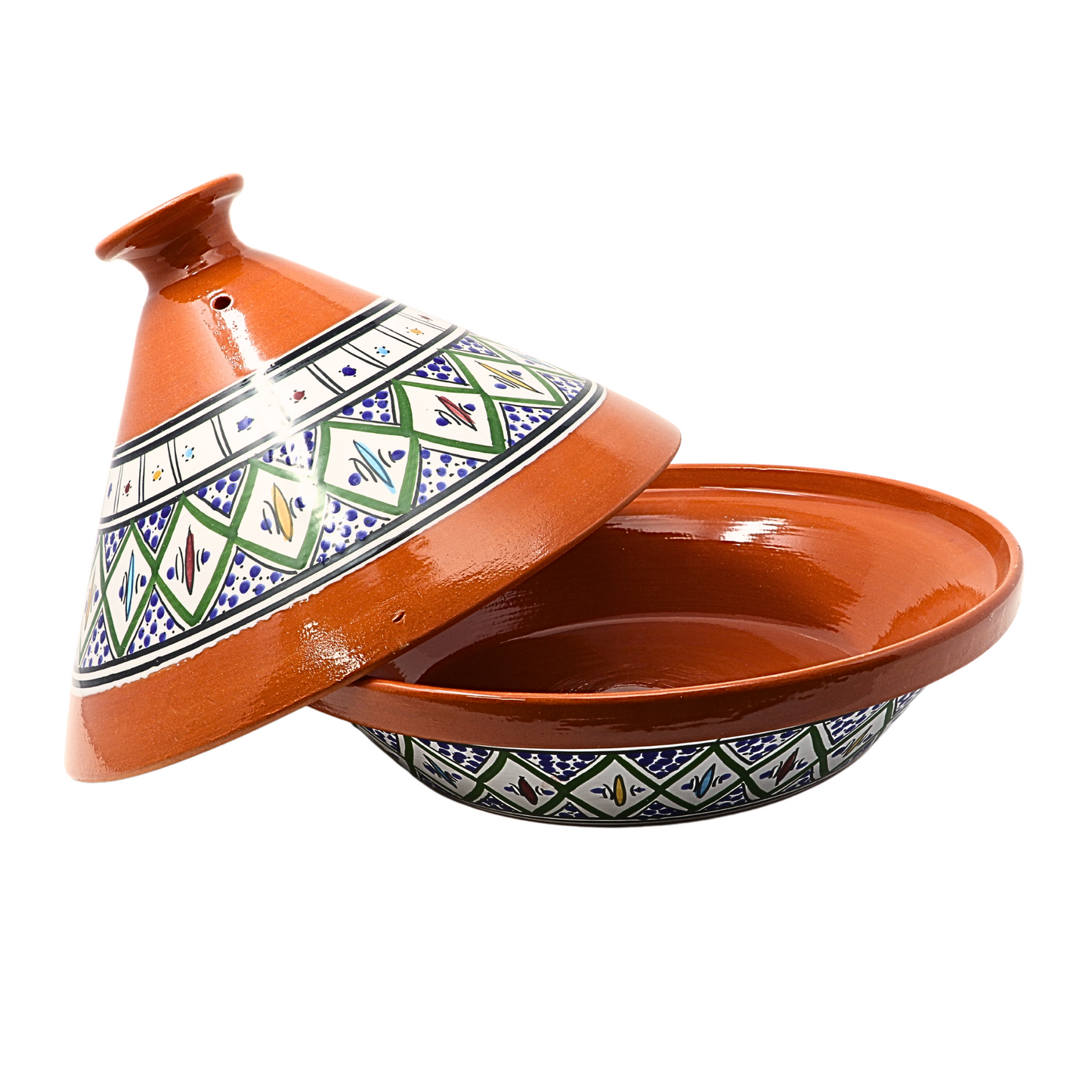 Handmade Ceramic Non-Stick Cooking Tajine 32 cm