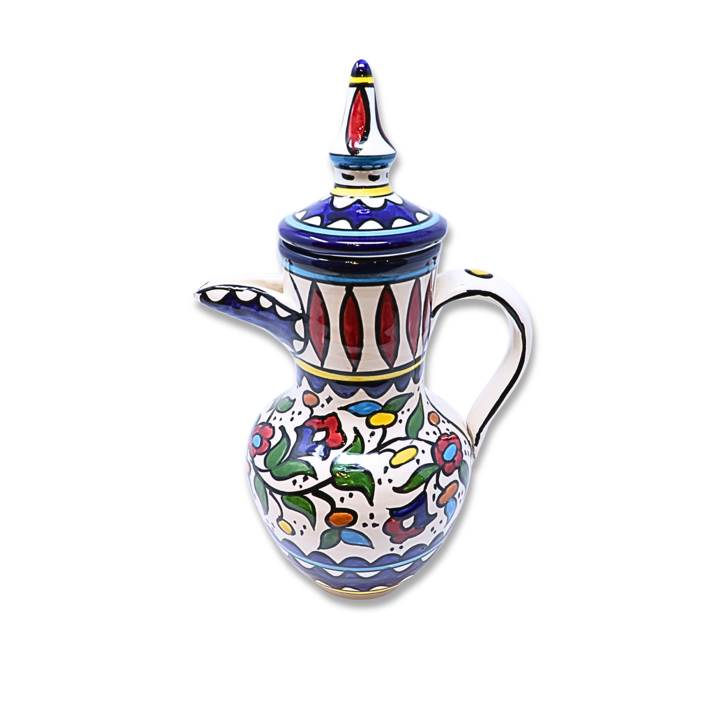 Handmade Ceramic Coffee Pot with Lid