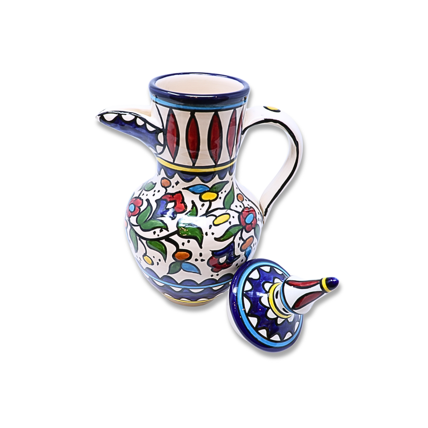 Handmade Ceramic Coffee Pot with Lid