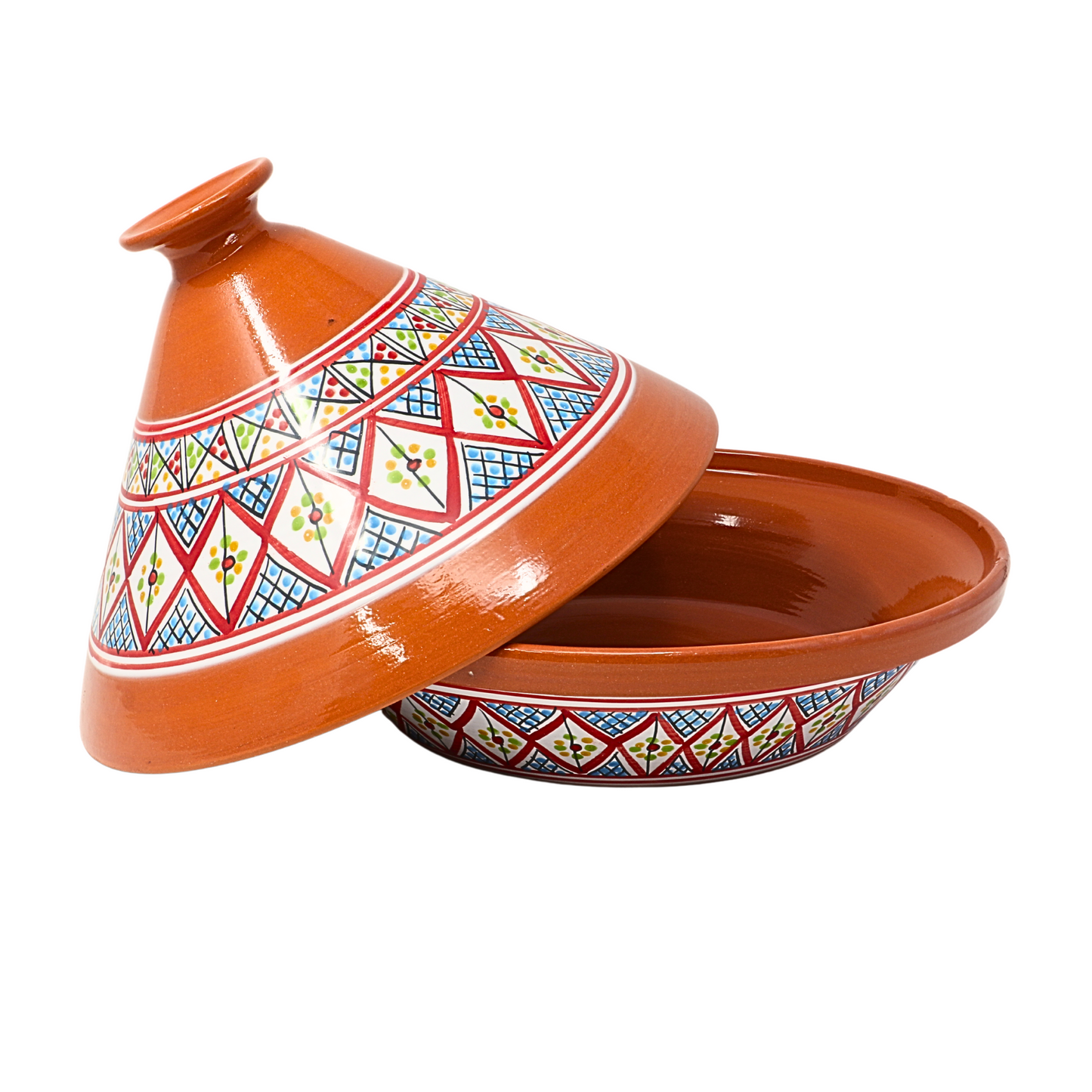 Handmade Ceramic Non-Stick Cooking Tajine 32 cm