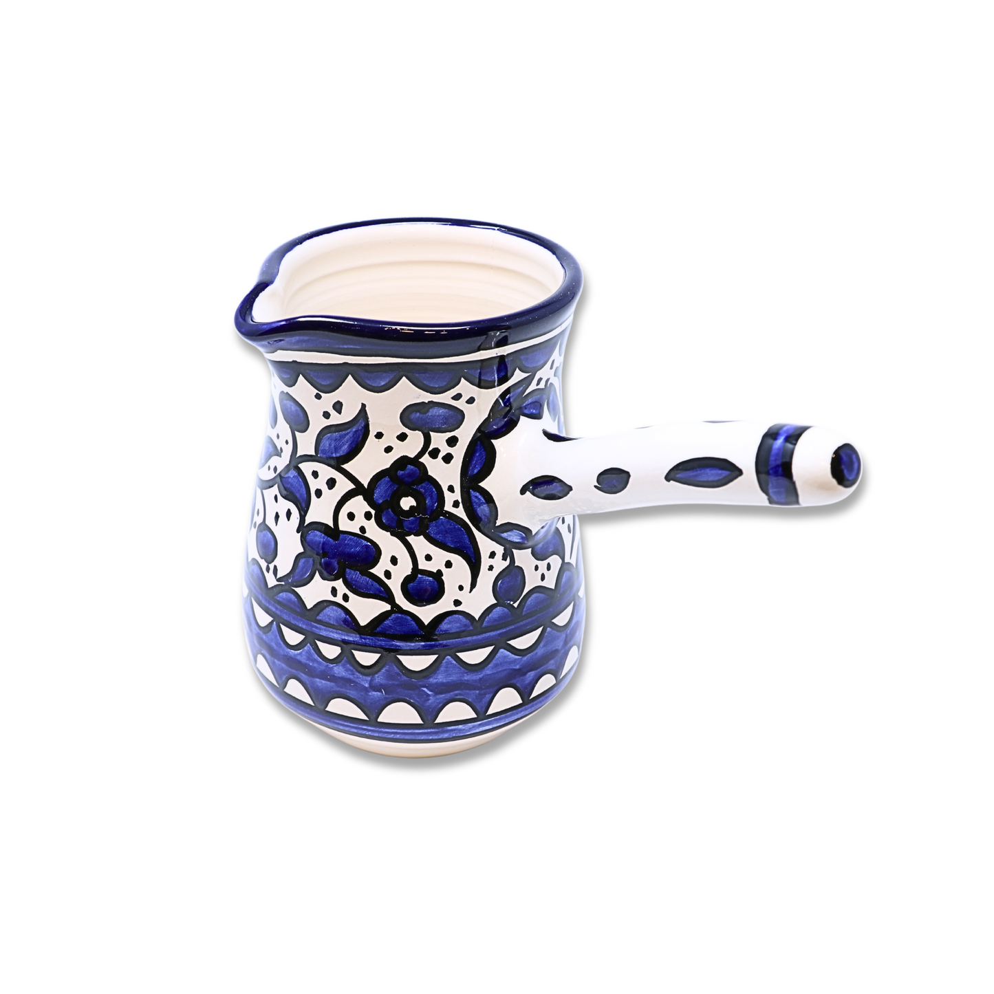 Handmade Ceramic Coffee Pot with Handle