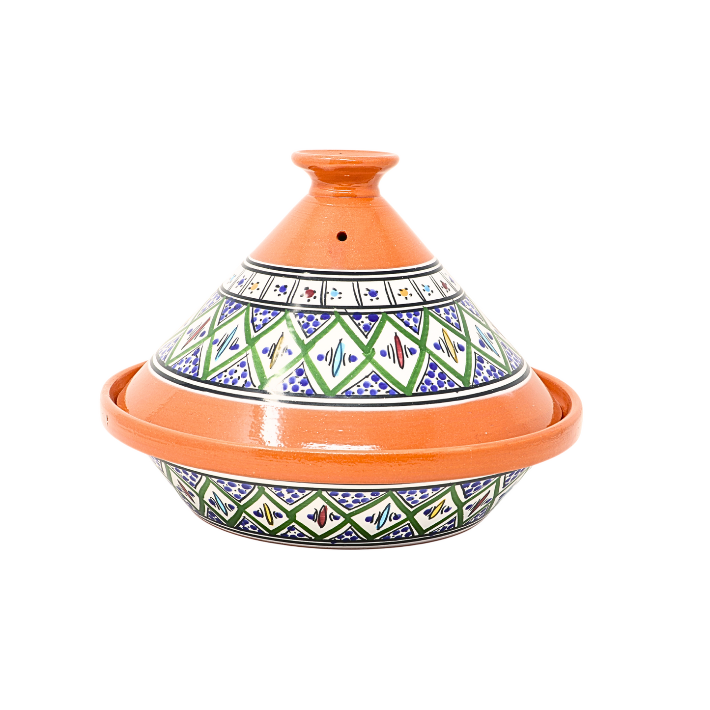 Handmade Ceramic Non-Stick Cooking Tajine 27 cm