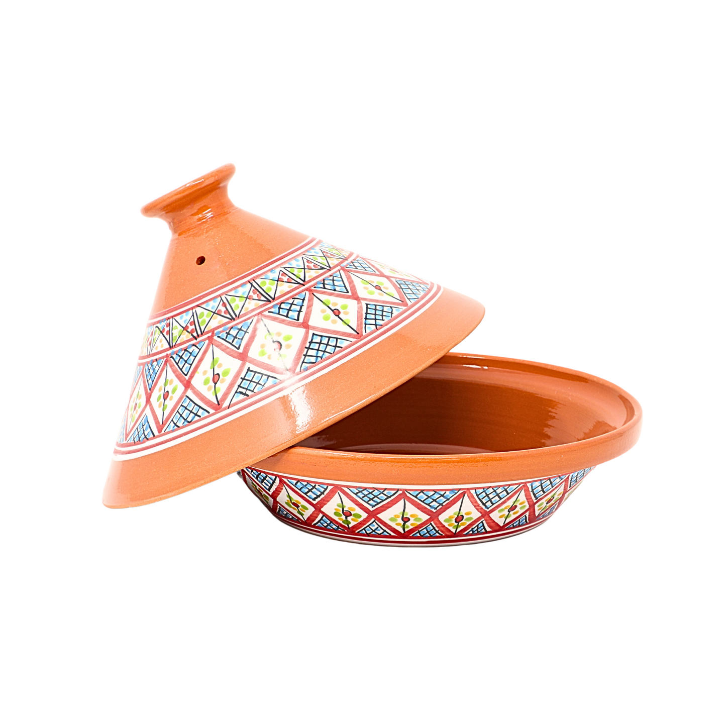 Handmade Ceramic Non-Stick Cooking Tajine 27 cm