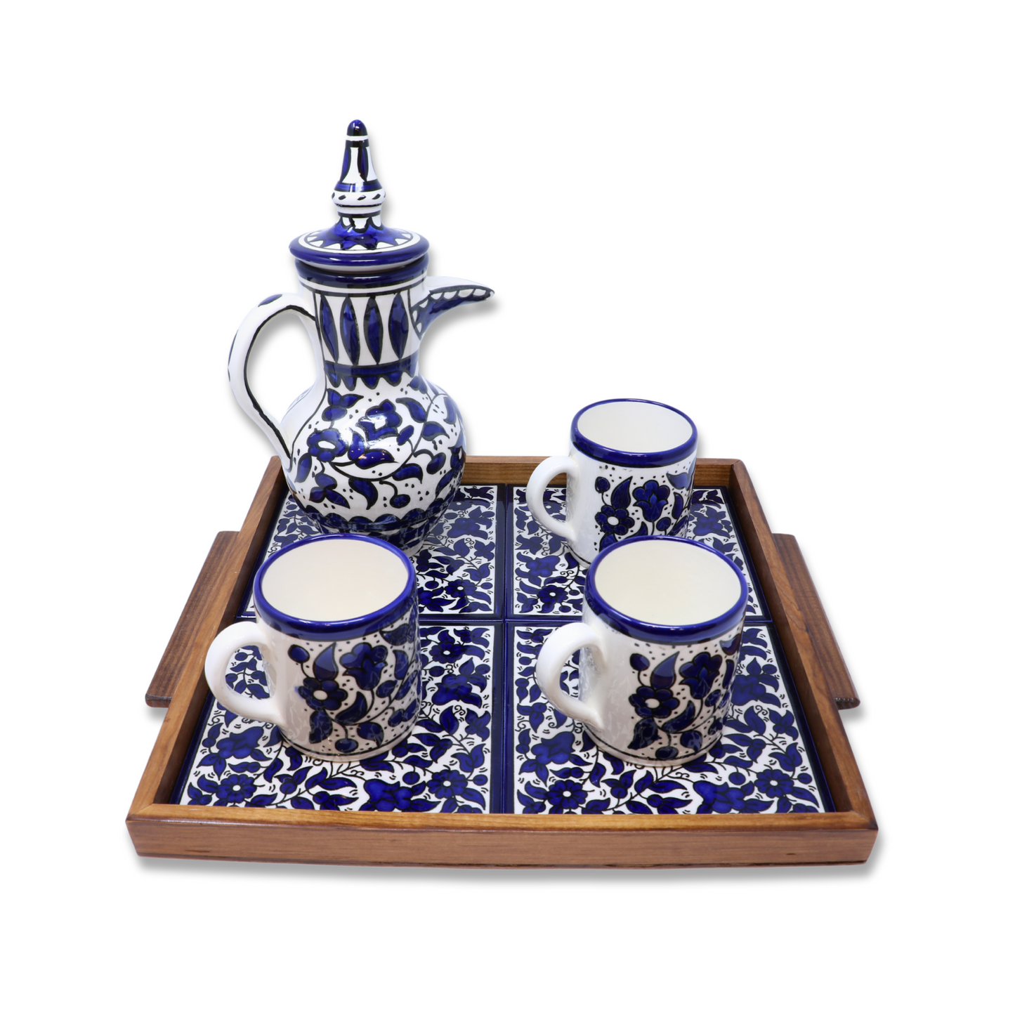 Handmade Ceramic Coffee Pot with Lid
