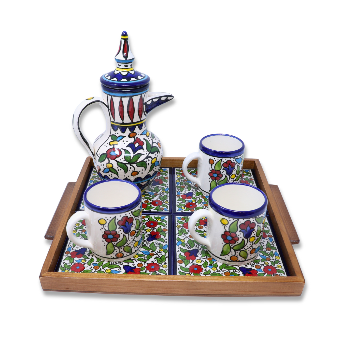 Handmade Ceramic Coffee Pot with Lid