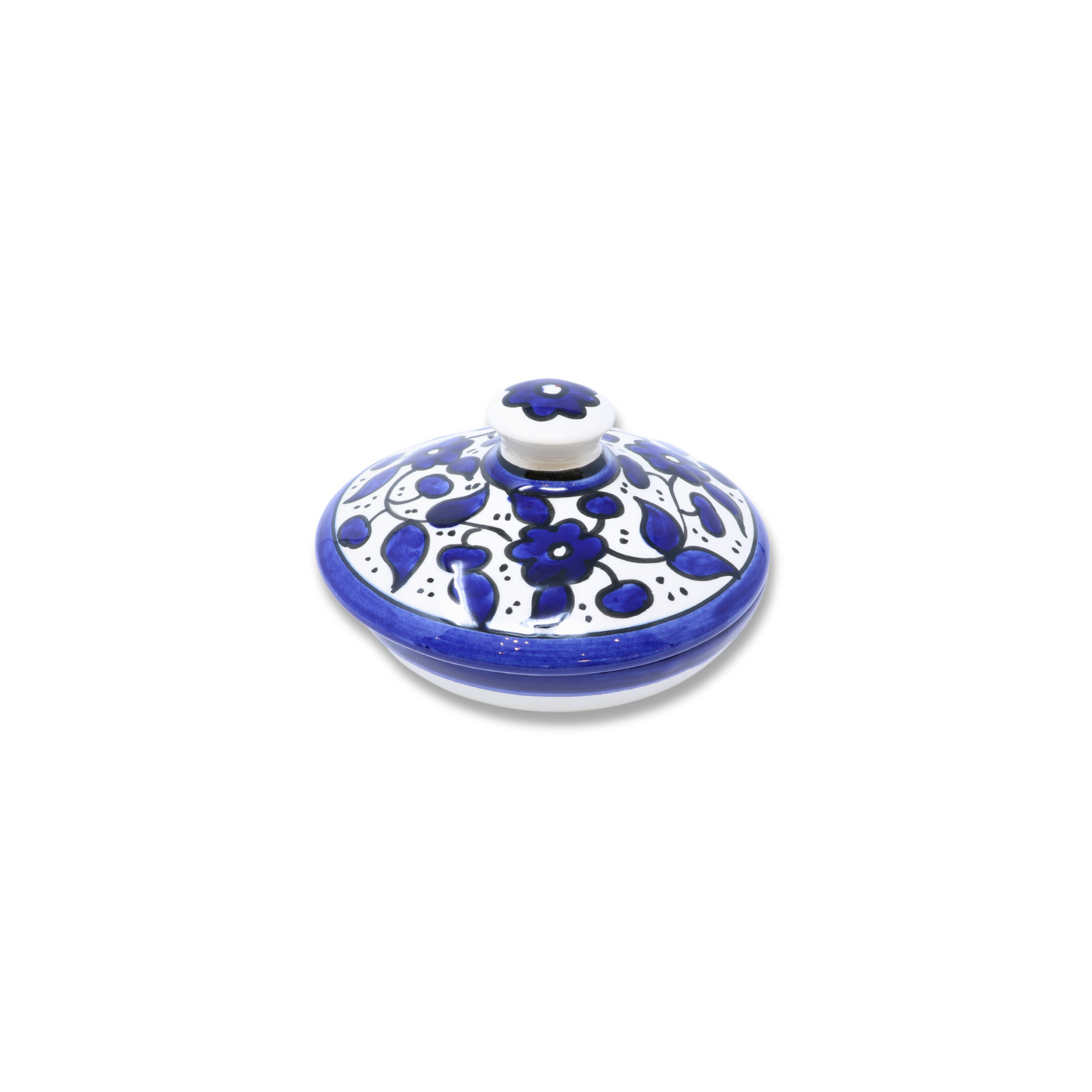 Handmade Ceramic Bowl with Lid 11 cm