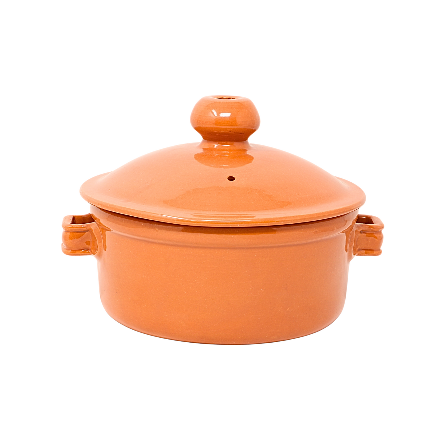 Handmade Ceramic Non-Stick Cooking Pot with Lid 20 cm