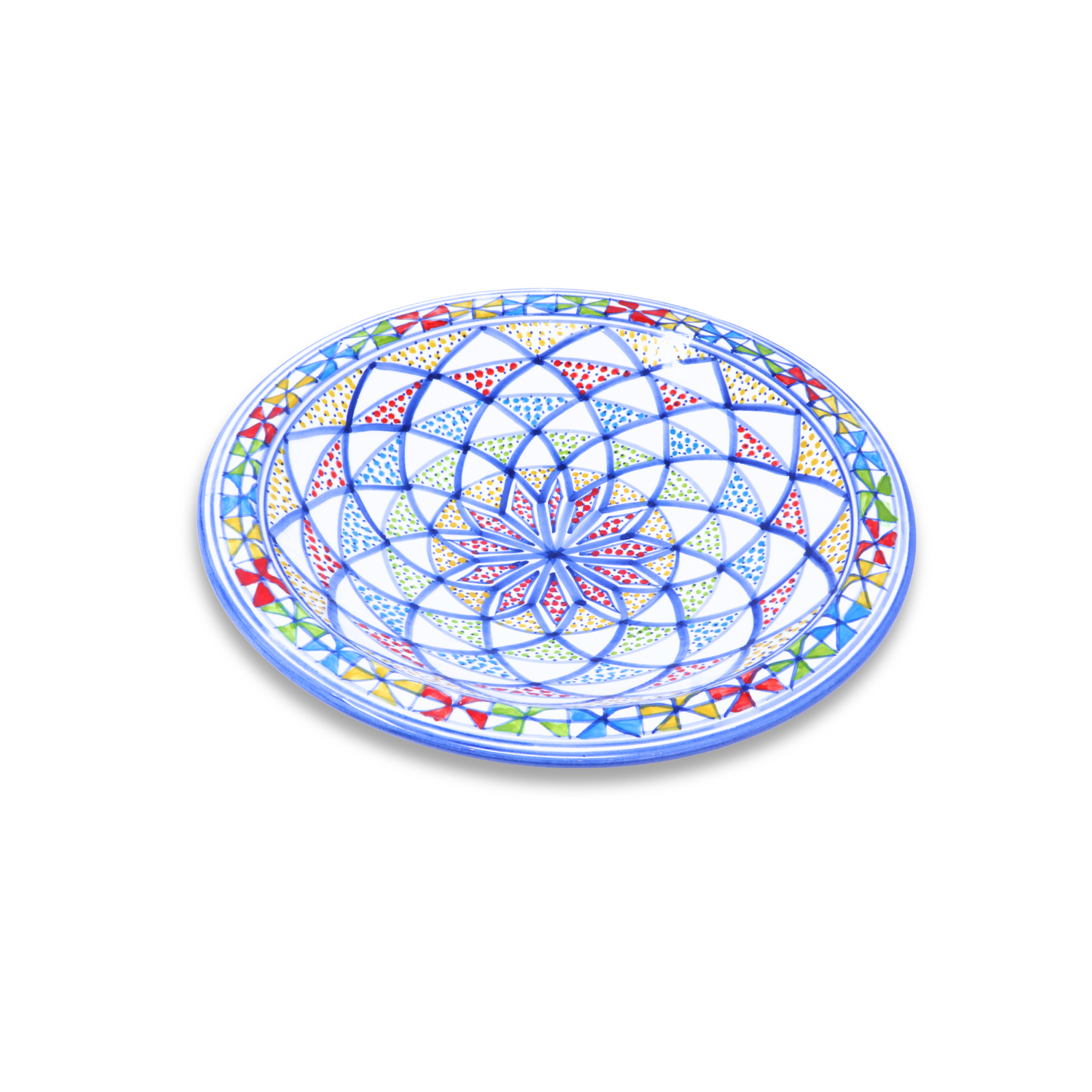 Handmade Ceramic Cone-shaped Platter, 33 cm