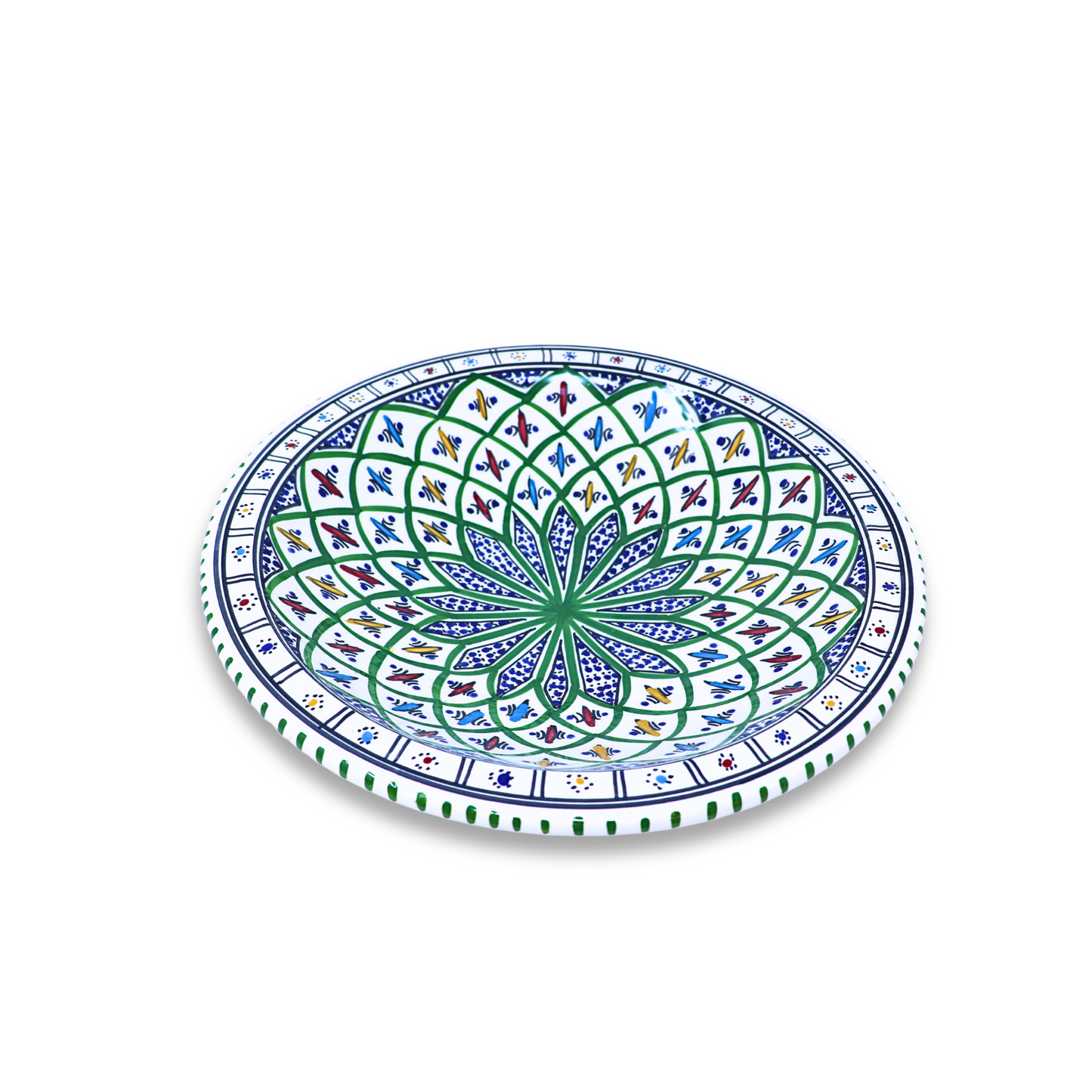 Handmade Ceramic Cone-shaped Platter, 33 cm