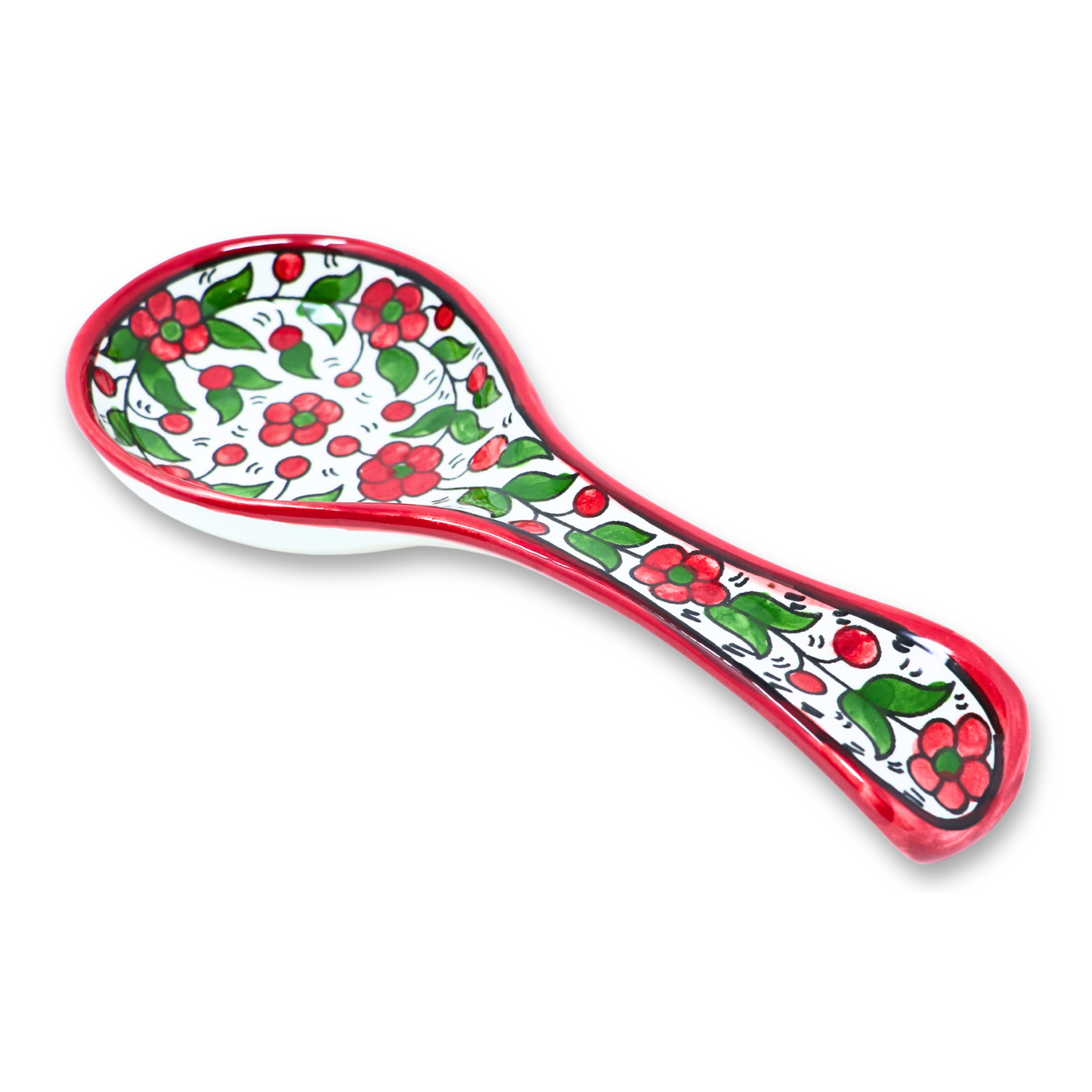 Handmade Ceramic Large Spoon Rest 25 cm