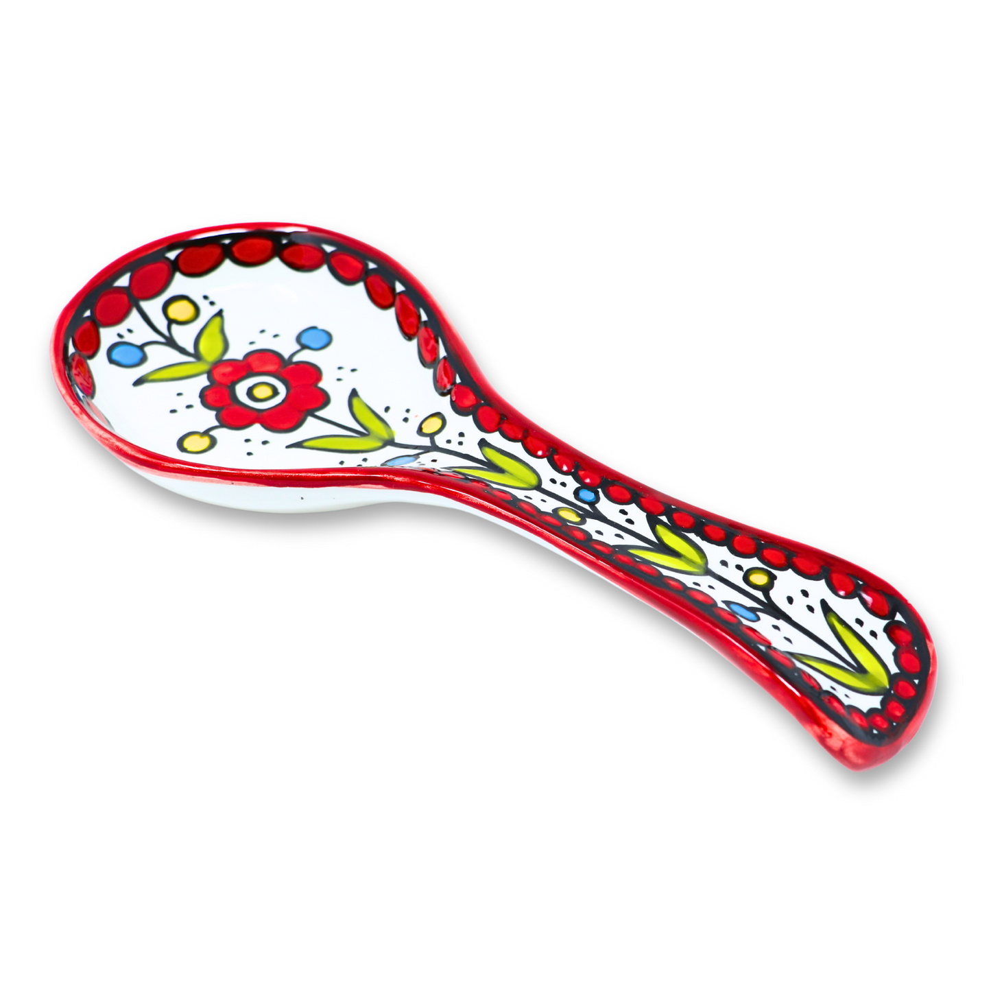 Handmade Ceramic Large Spoon Rest 25 cm