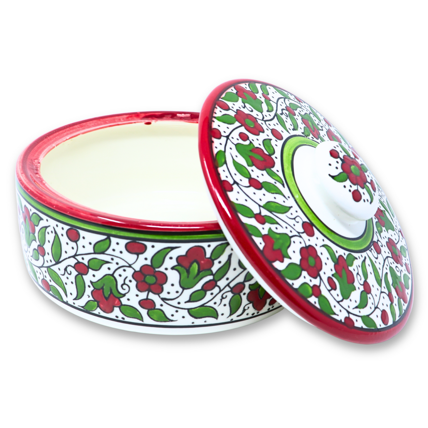 Handmade Ceramic Pot/Container with Lid 22 cm