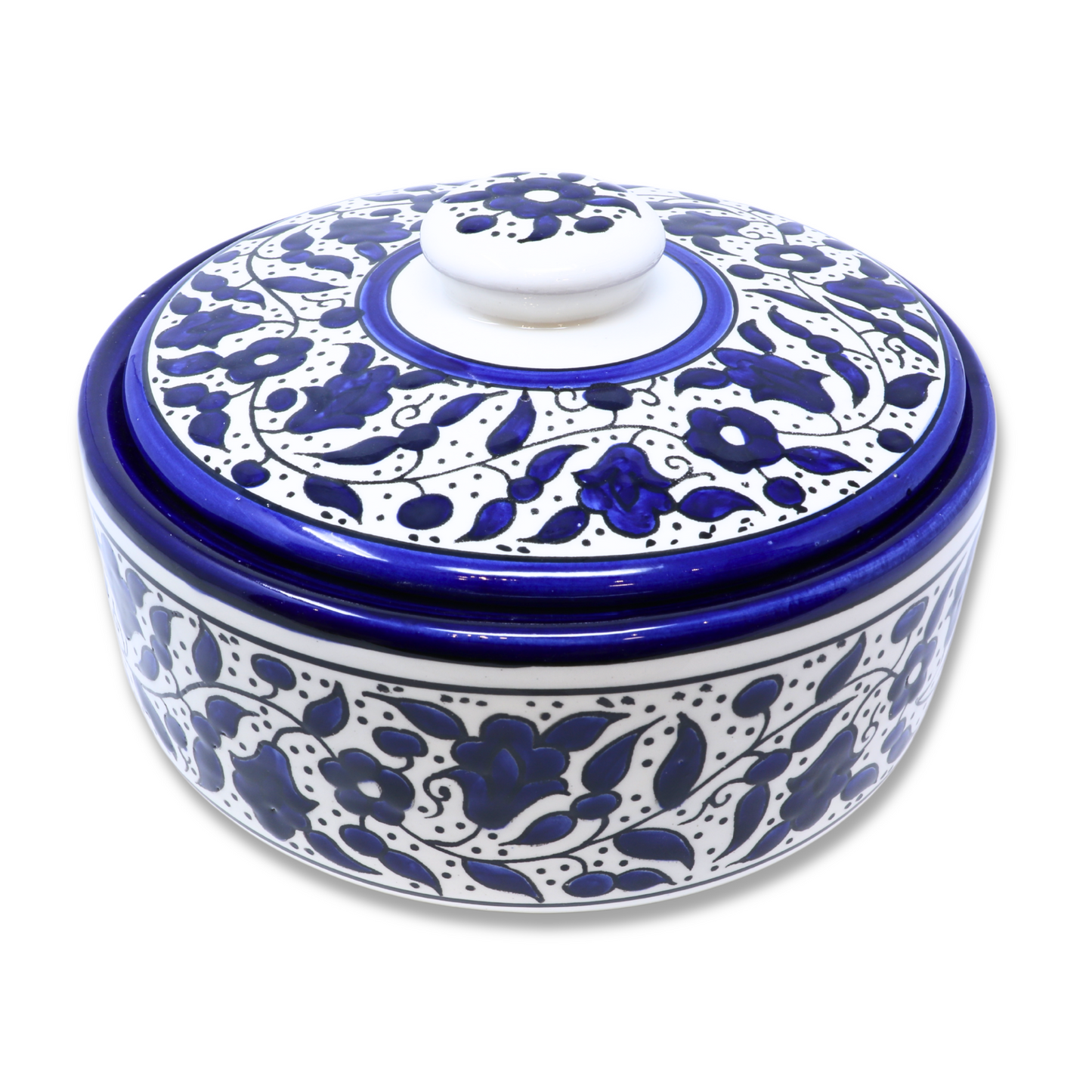 Handmade Ceramic Pot/Container with Lid 22 cm