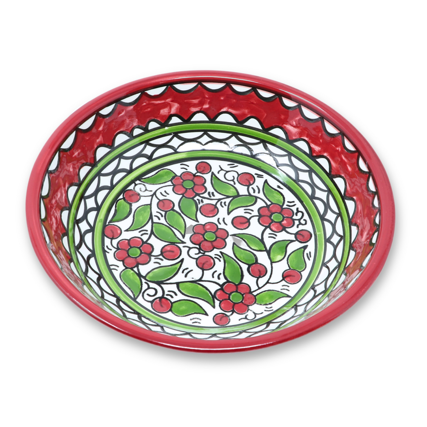 Handmade Ceramic Deep Plate 19 cm