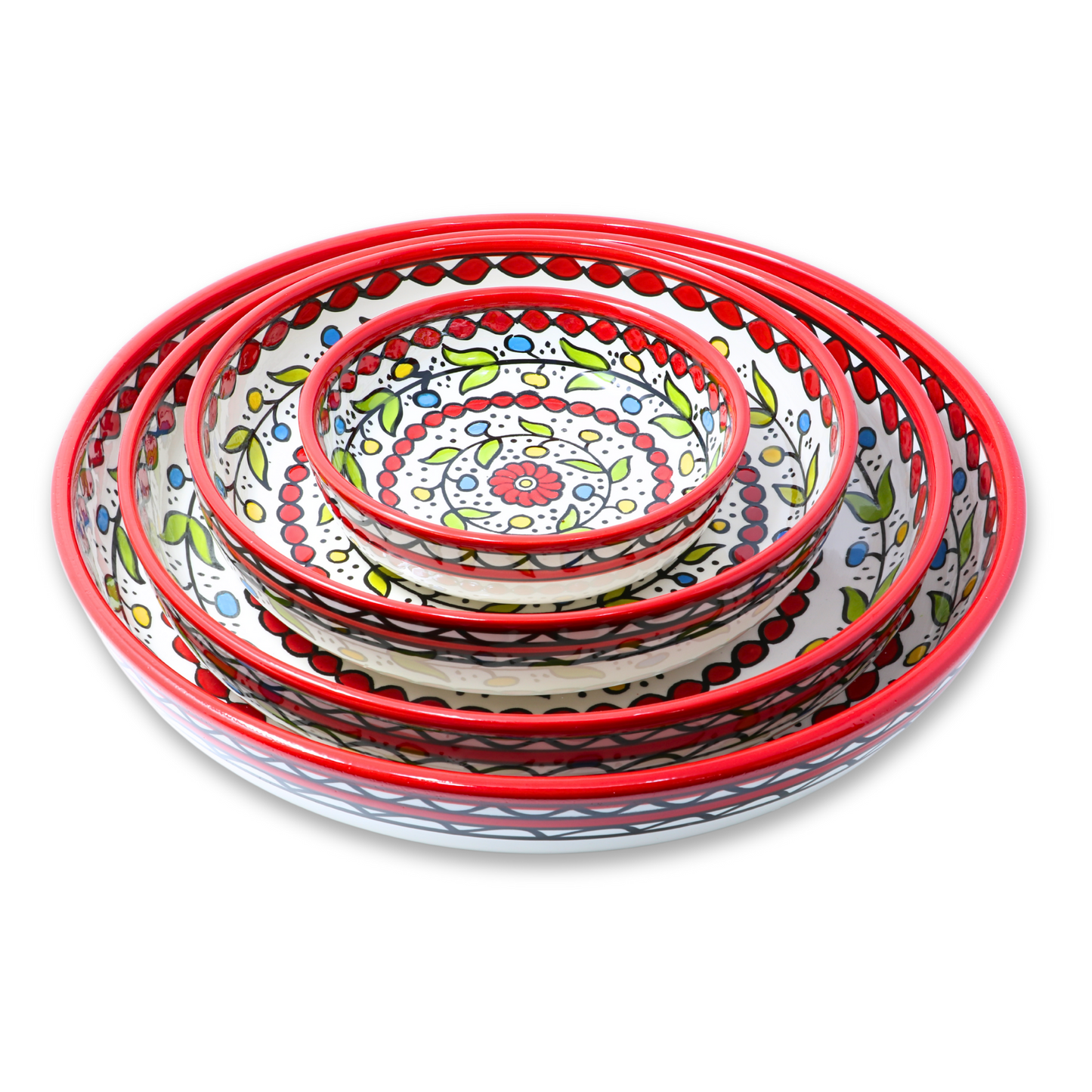 Handmade Ceramic Serving Bowl 15 cm