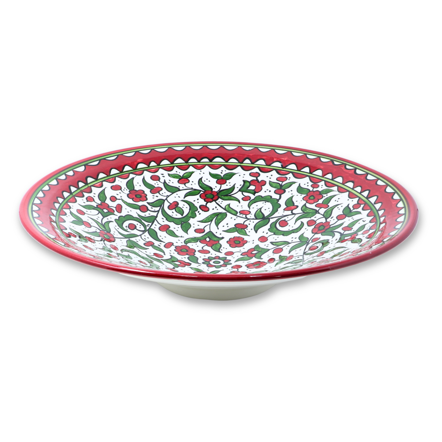 Handmade Ceramic Large Cone-shaped Serving Platter 38 cm