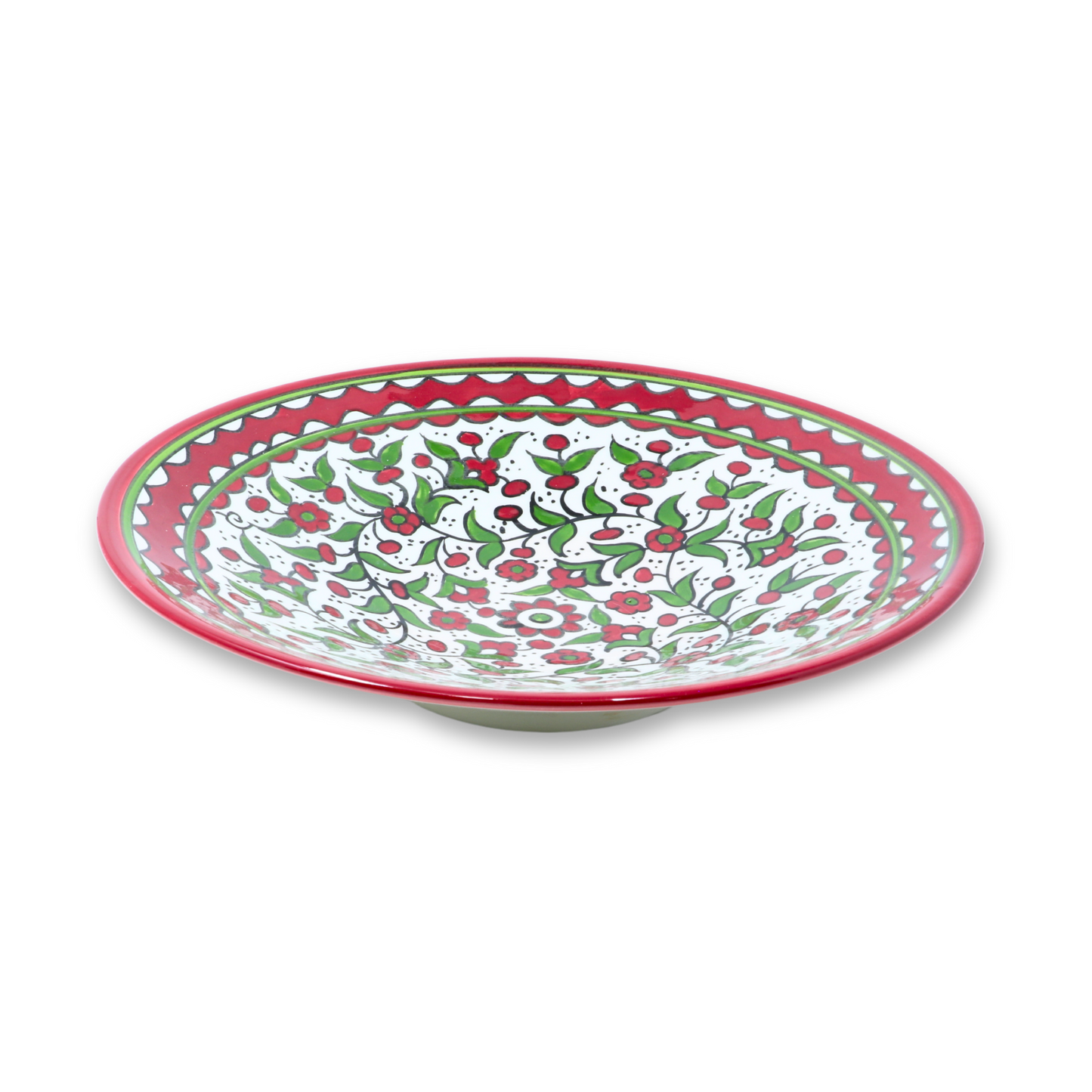 Handmade Ceramic Medium Cone-Shaped Serving Platter 32 cm