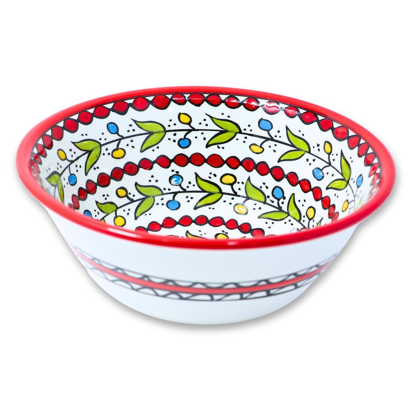 Handmade Ceramic Deep Bowl 25 cm