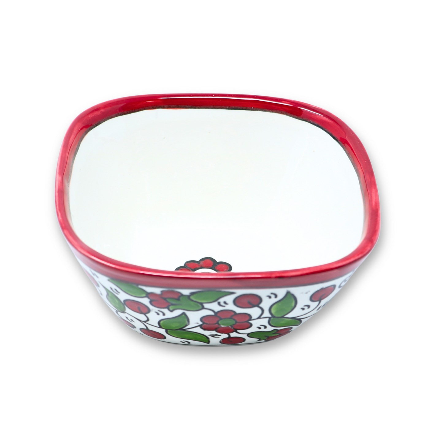 Handmade Ceramic Square Bowl 13.5 cm