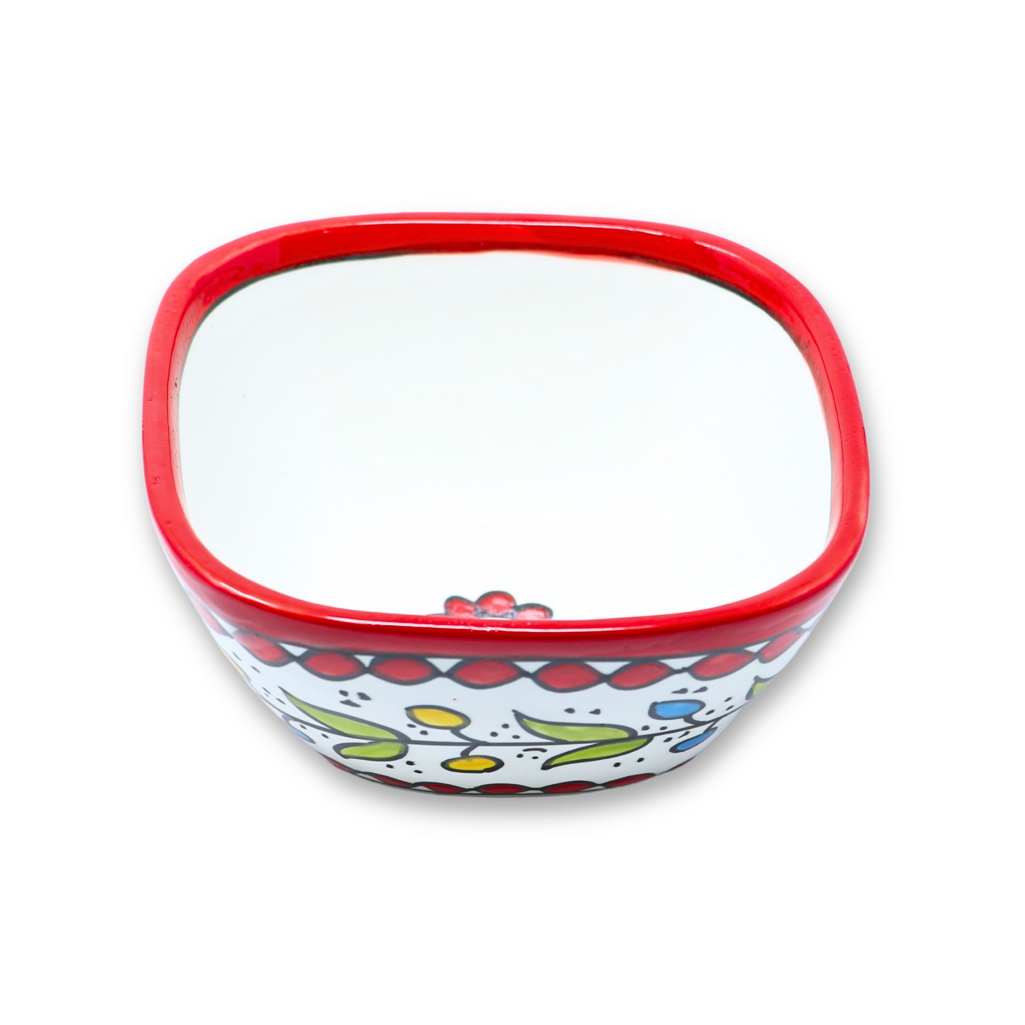 Handmade Ceramic Square Bowl 13.5 cm