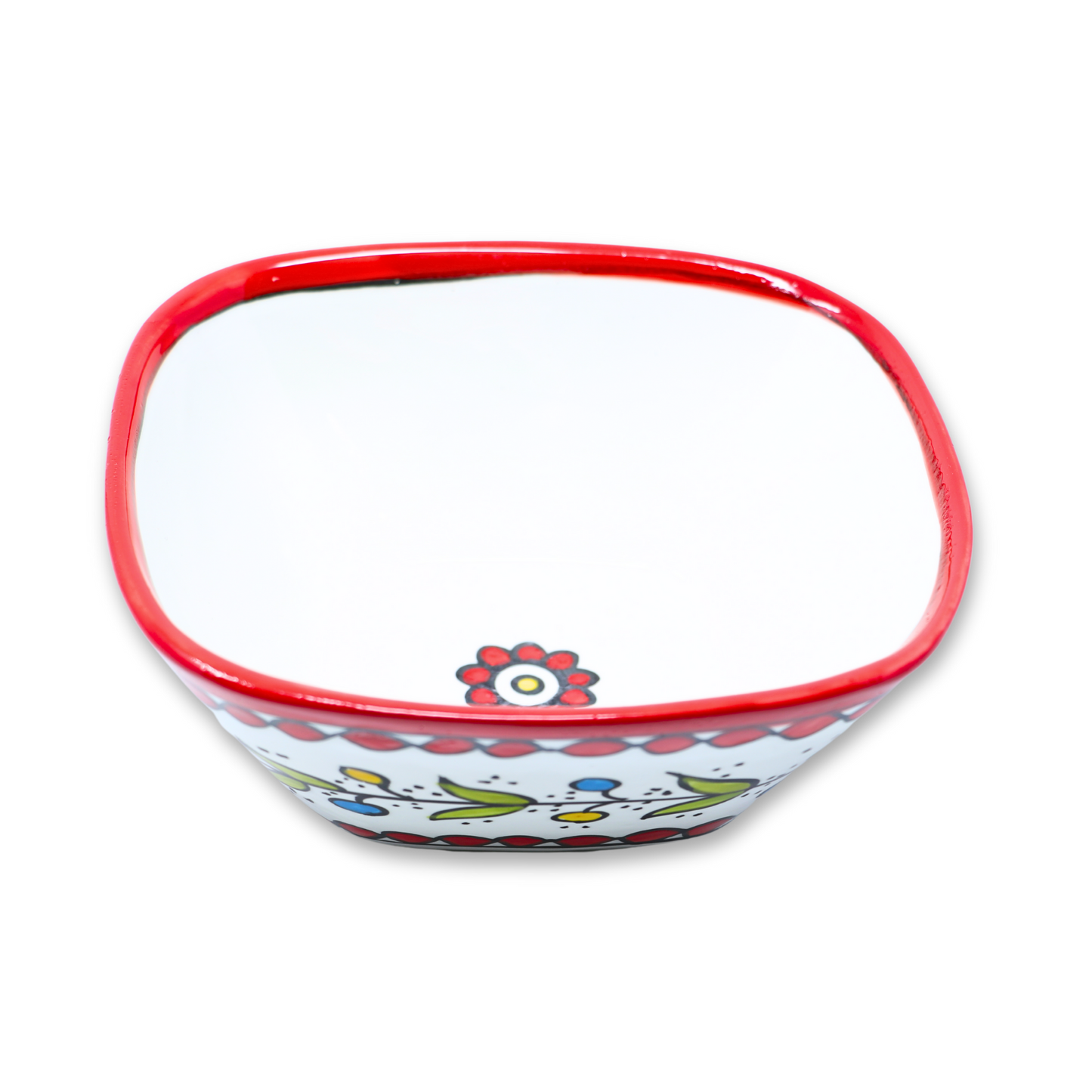 Handmade Ceramic Square Bowl 18 cm